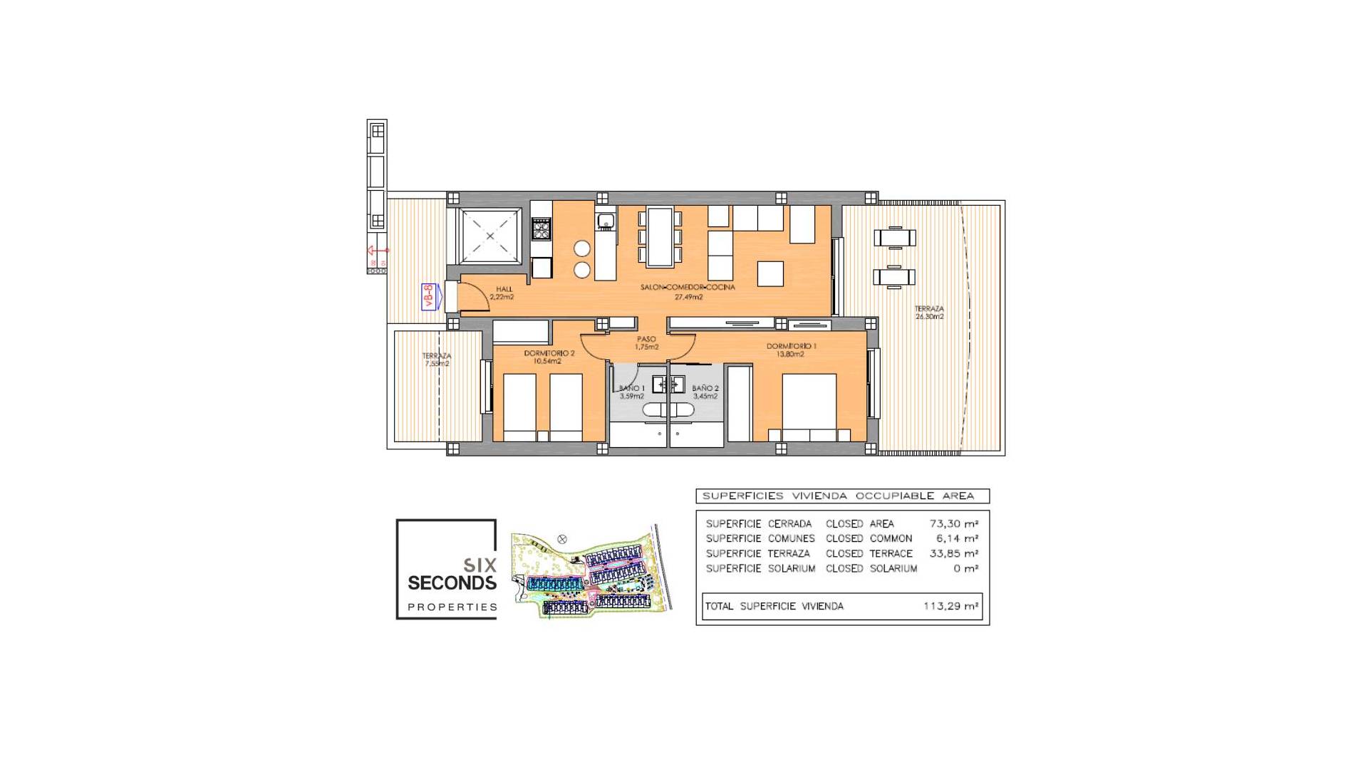 Gebraucht - Apartamento - Orihuela Costa - Playa Flamenca
