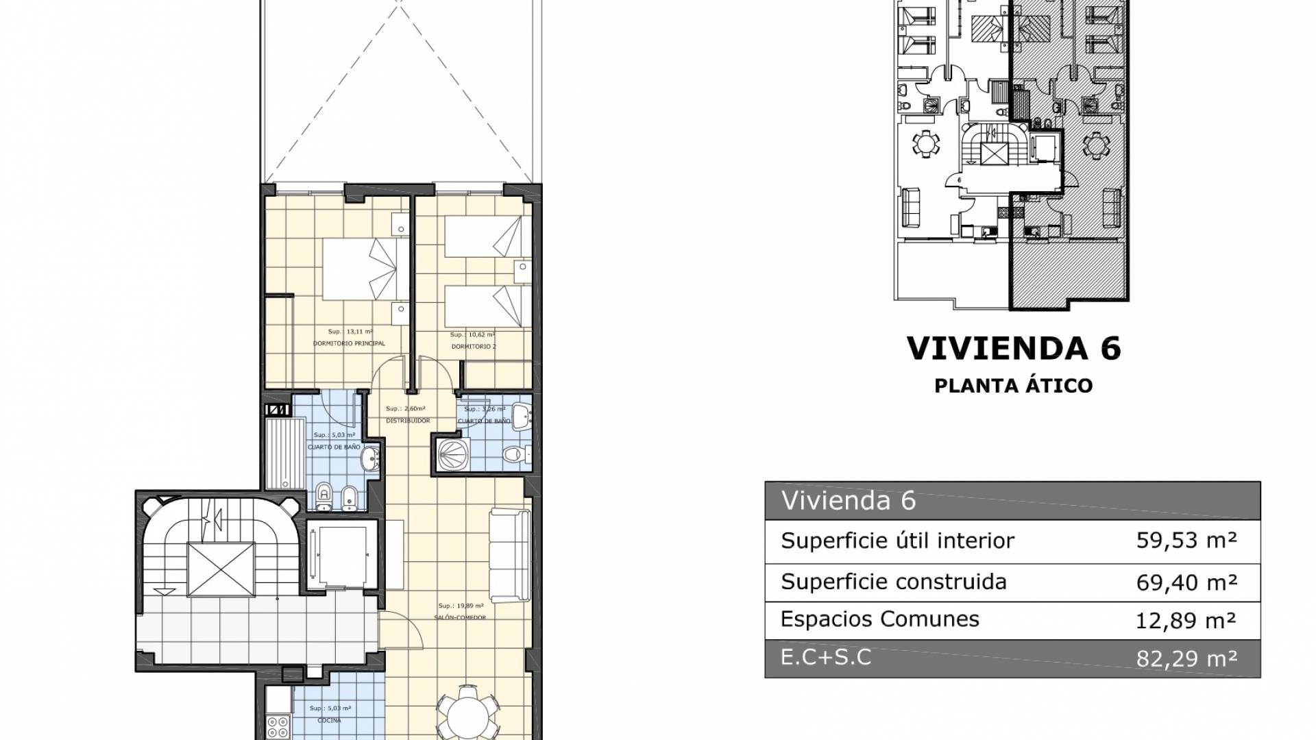 Gebraucht - Penthouse - Pilar de la Horadada - Centro