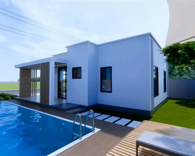 Independent villa · New Build · Torre Pacheco · Roldán
