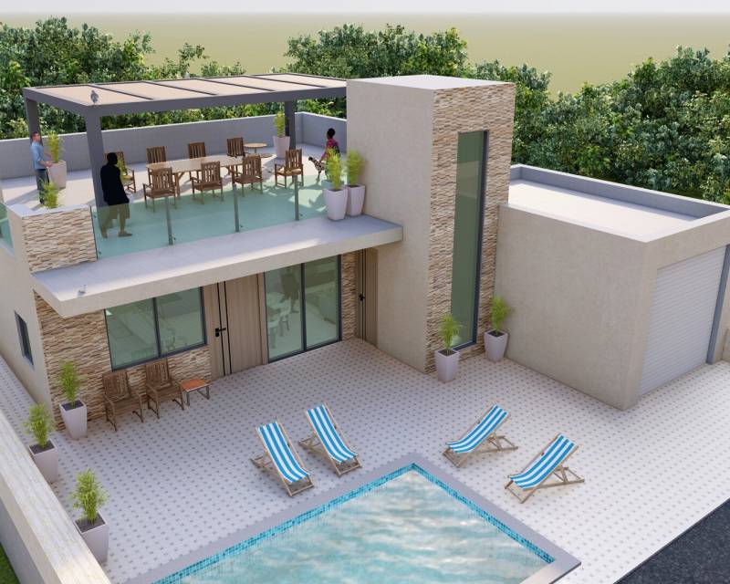 Maison jumelée · Nouvelle construction · Fuente Alamo · Fuente Alamo