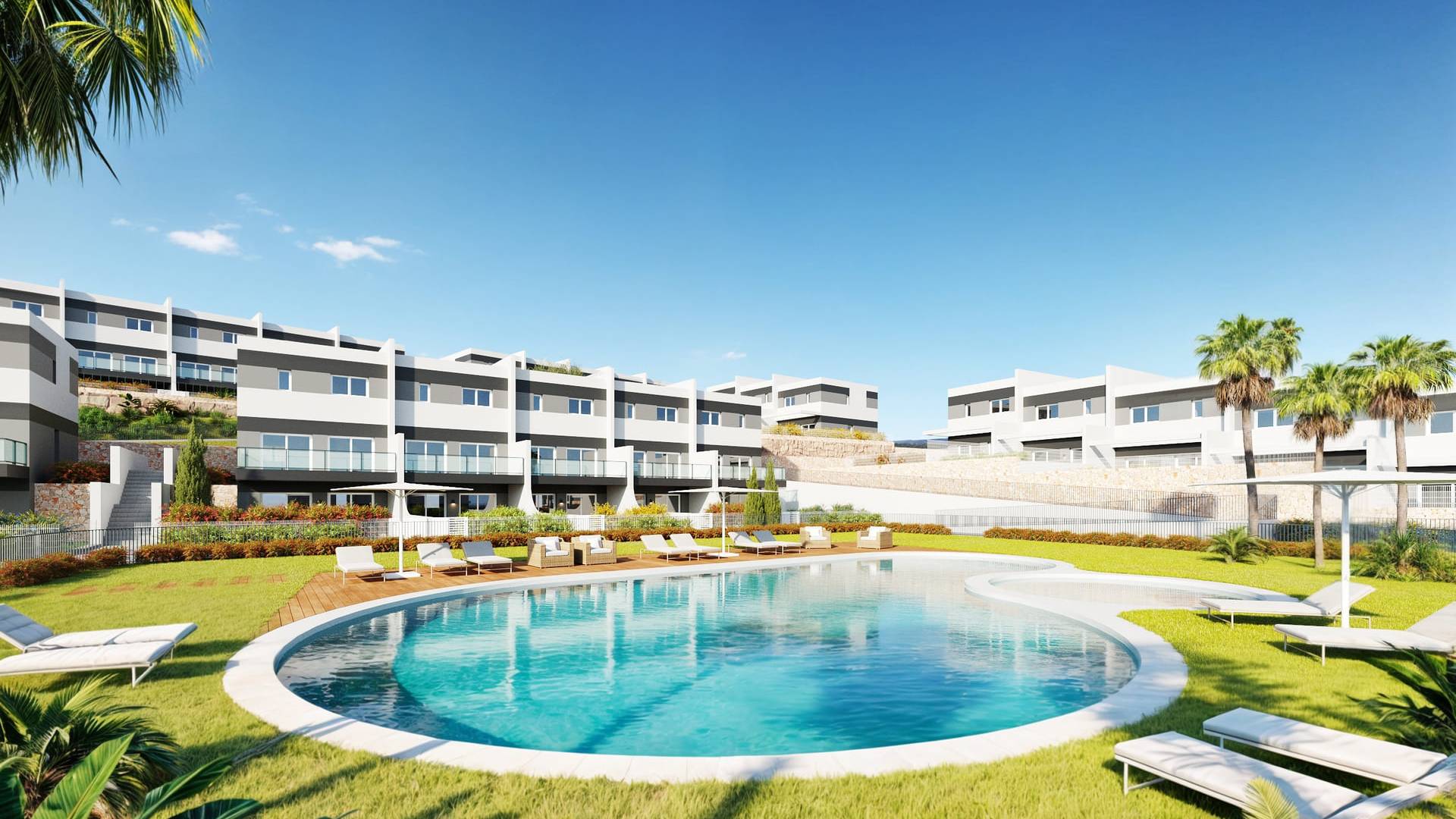 Neubau - Doppelhaushälfte - Finestrat
