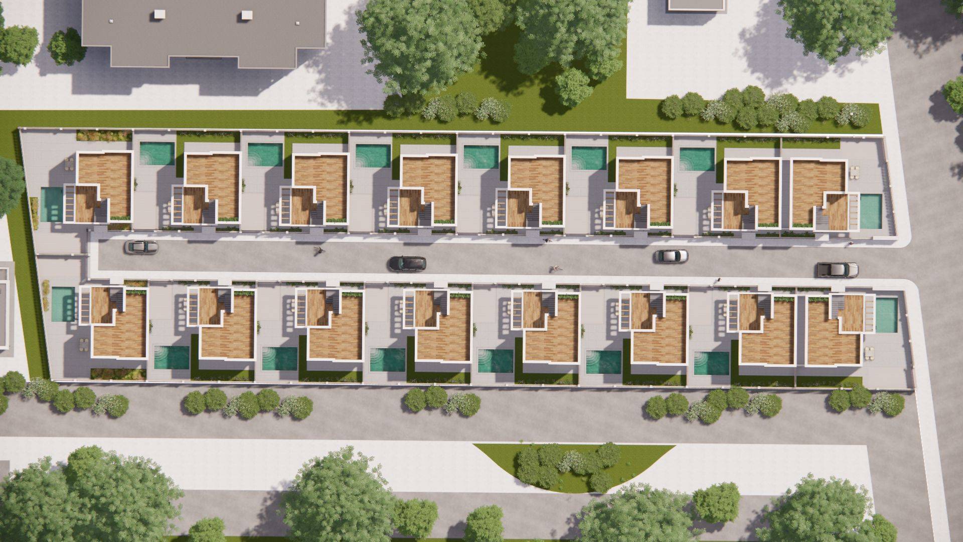 Neubau - Doppelhaushälfte - La Herrada