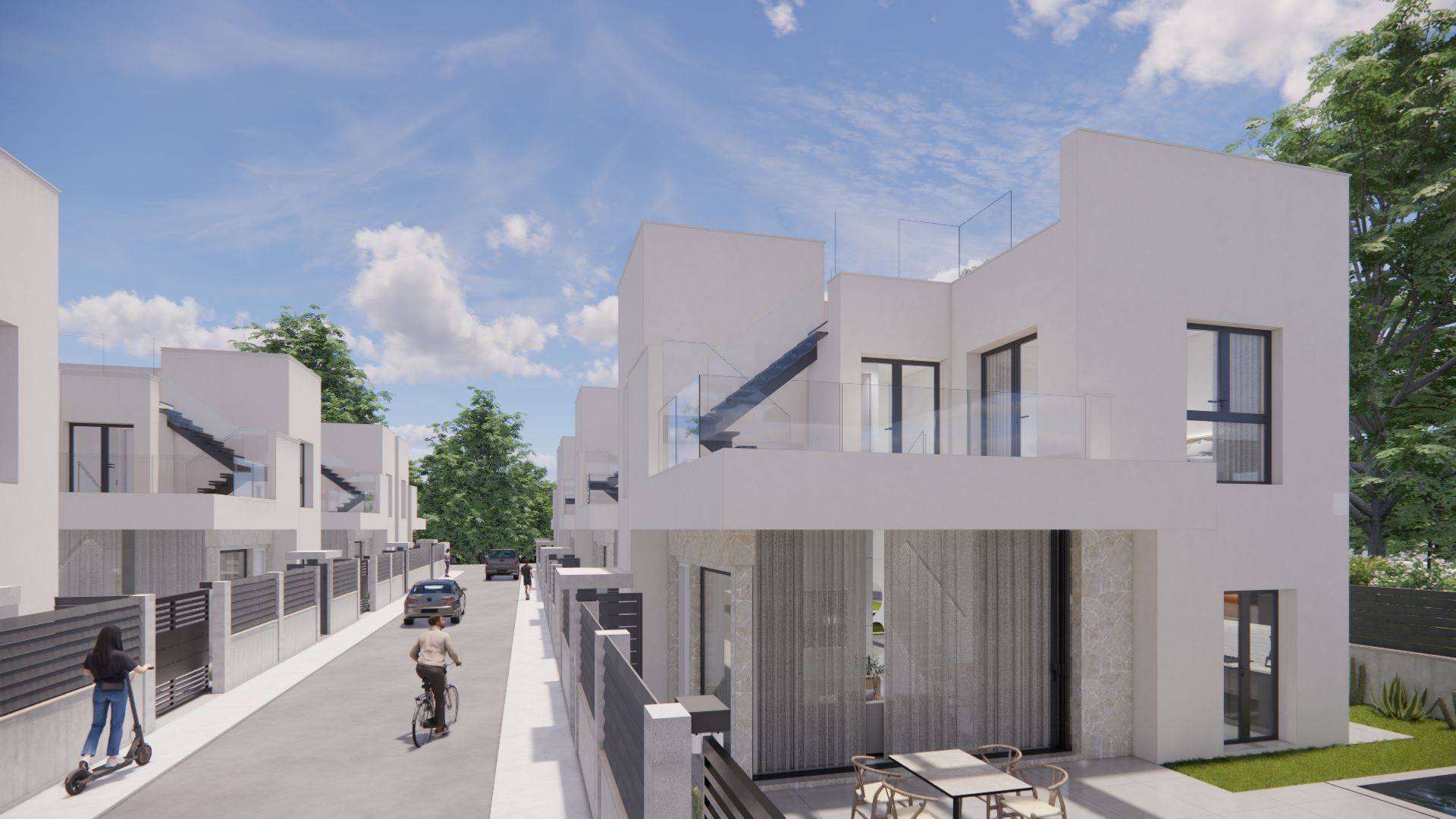 Neubau - Doppelhaushälfte - La Herrada