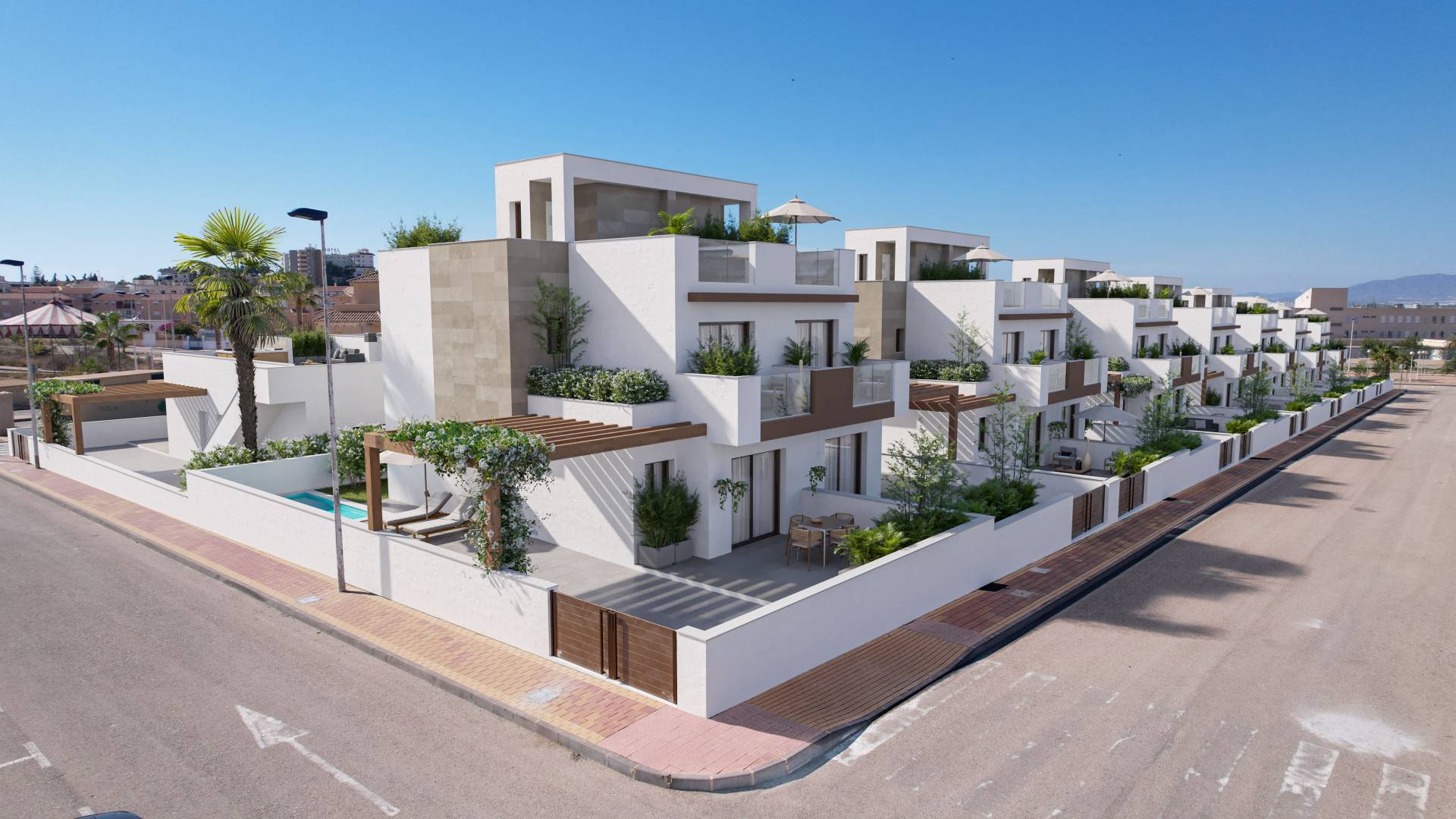 Neubau - Doppelhaushälfte - Mazarrón