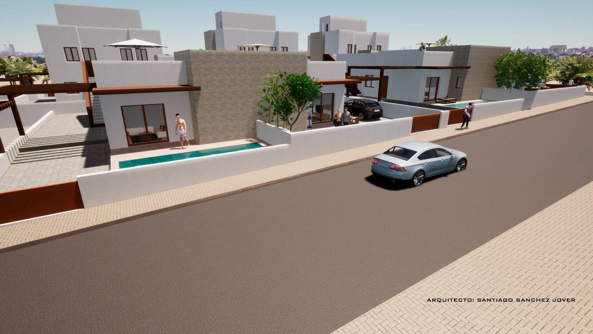 Neubau - Doppelhaushälfte - Mazarrón