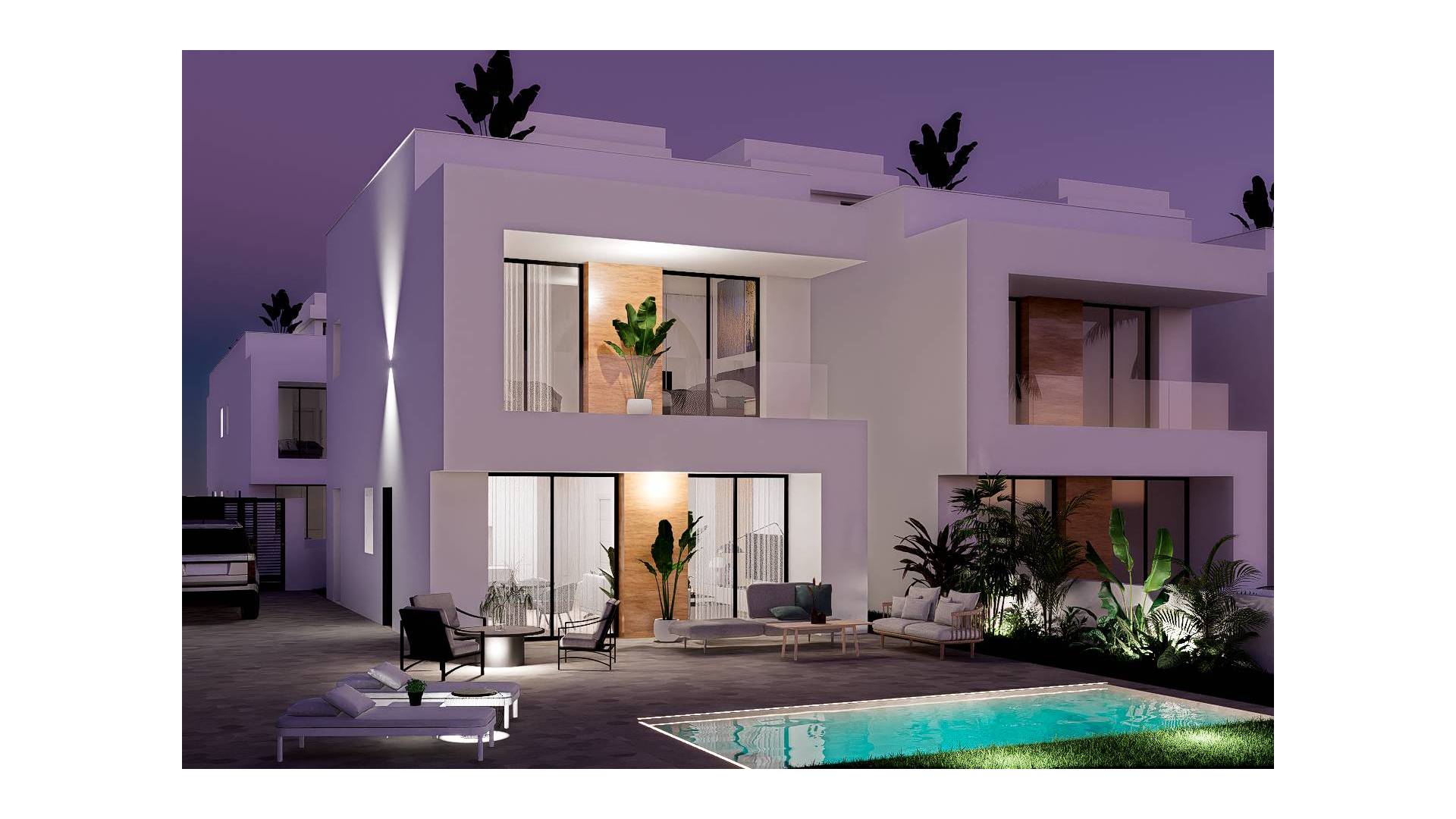 Neubau - Doppelhaushälfte - Orihuela Costa - La Zenia