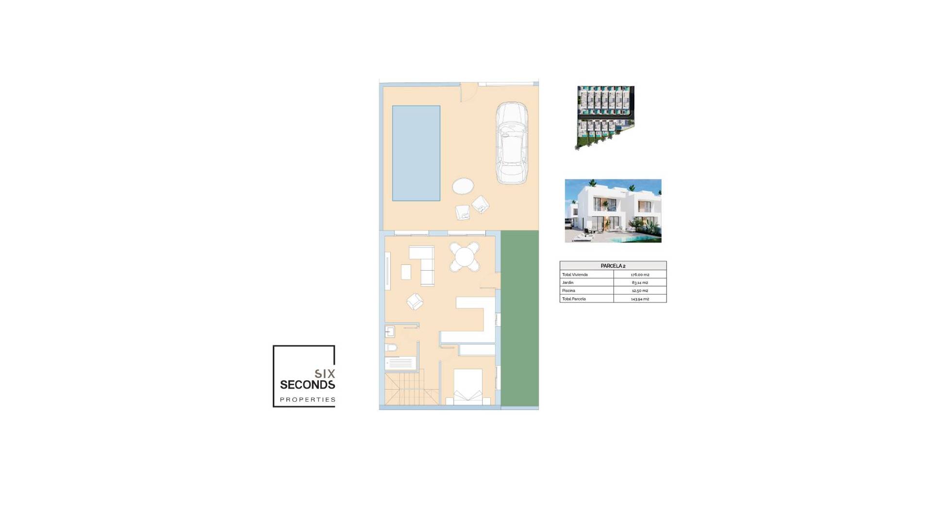 Neubau - Doppelhaushälfte - Orihuela Costa - La Zenia