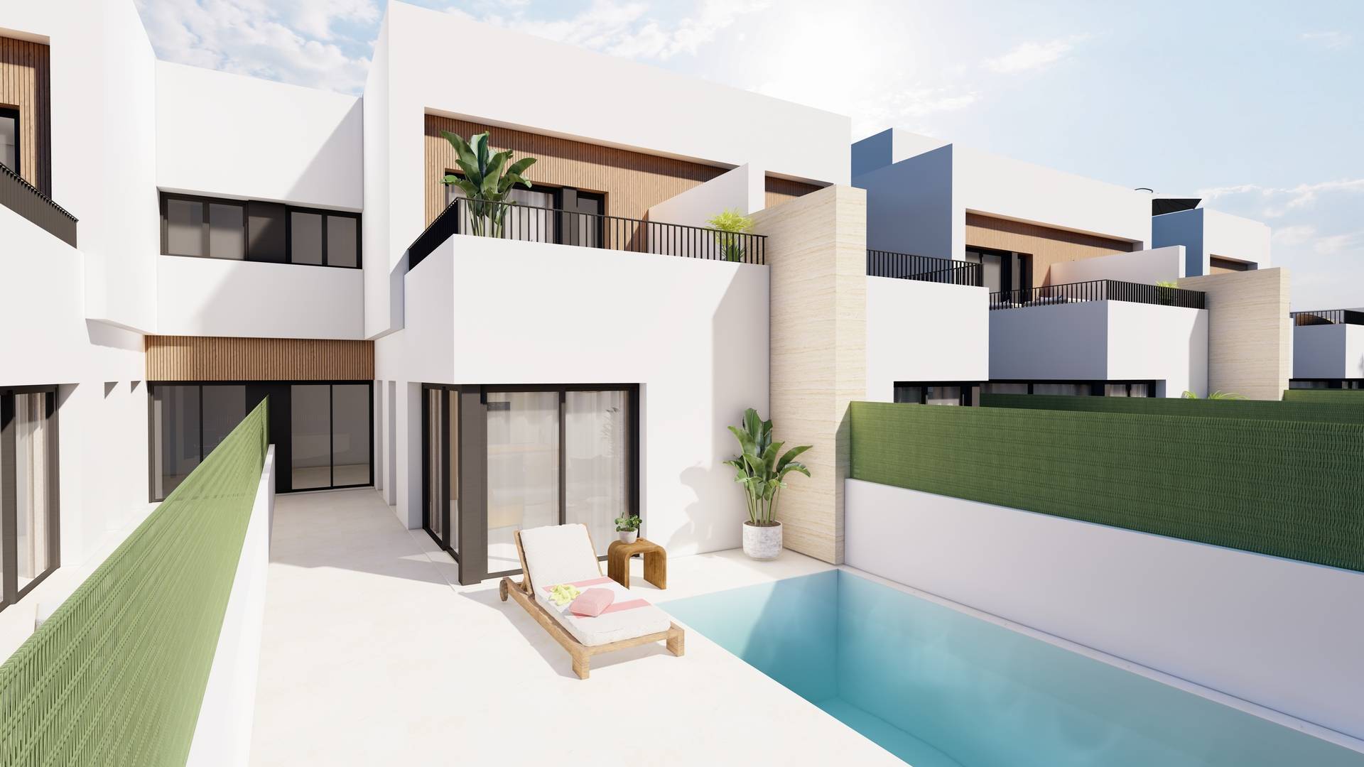 Neubau - Doppelhaushälfte - San Javier