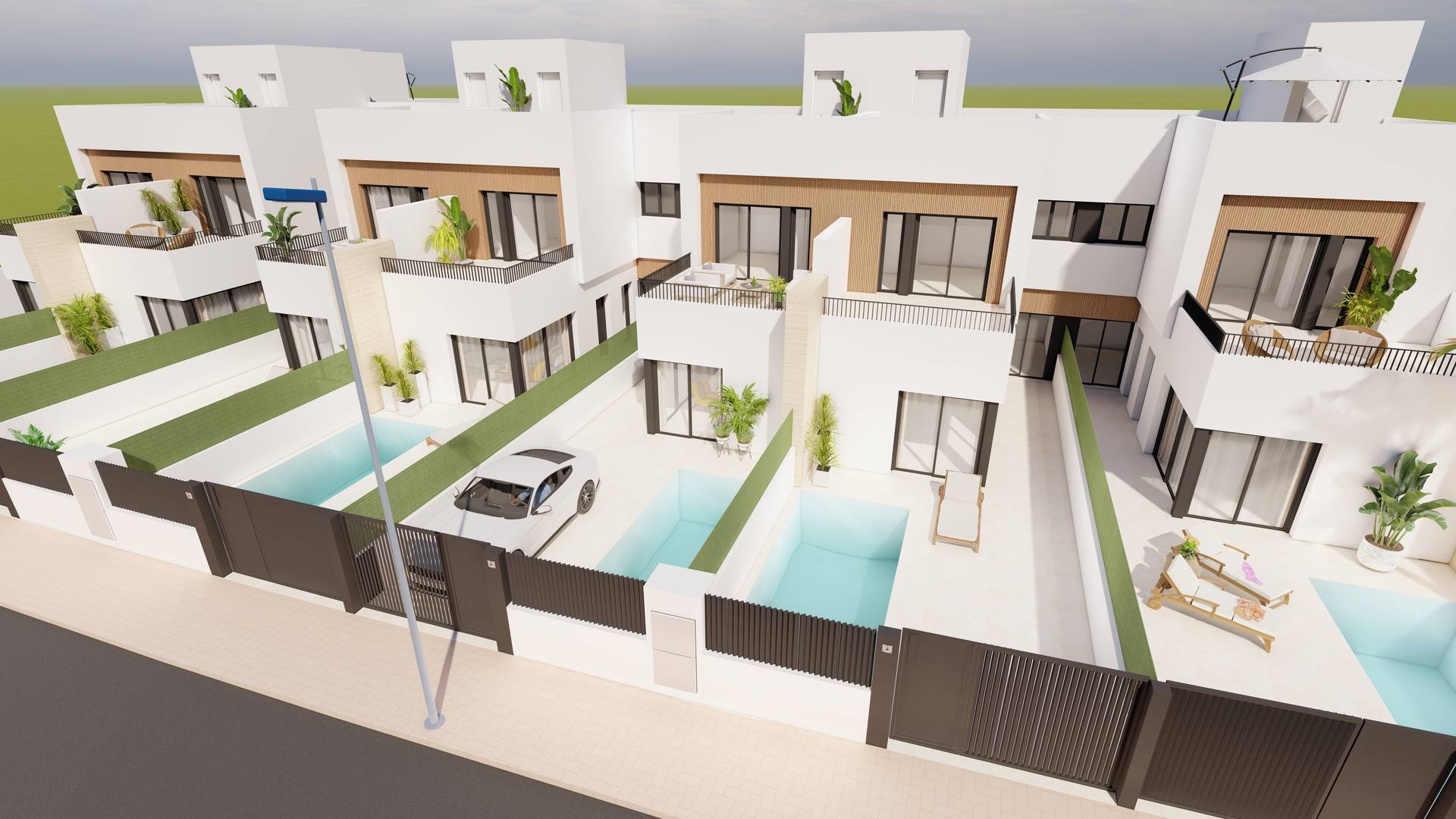 Neubau - Doppelhaushälfte - San Javier