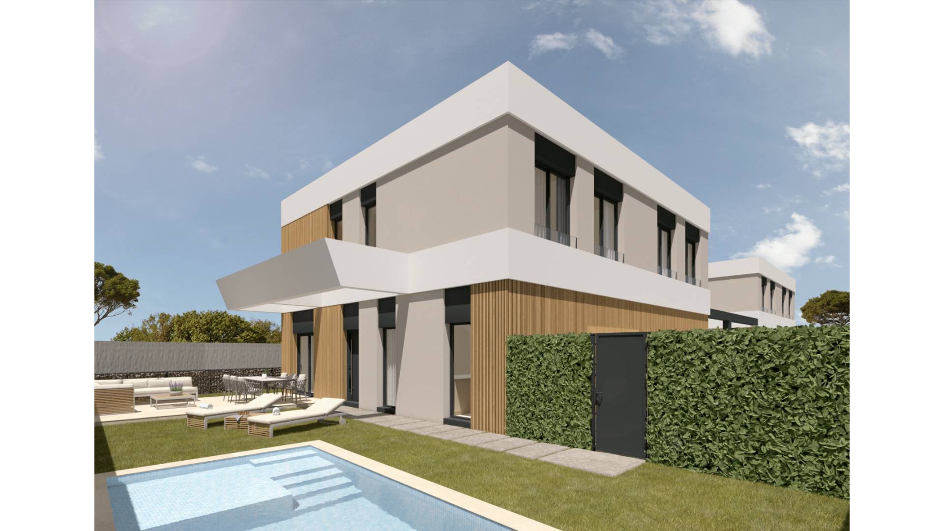 Neubau - Doppelhaushälfte - San Juan Alicante