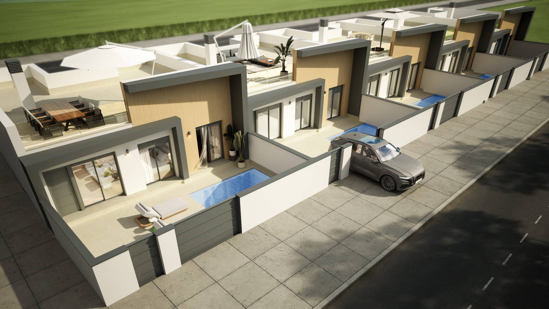 Neubau - Doppelhaushälfte - 