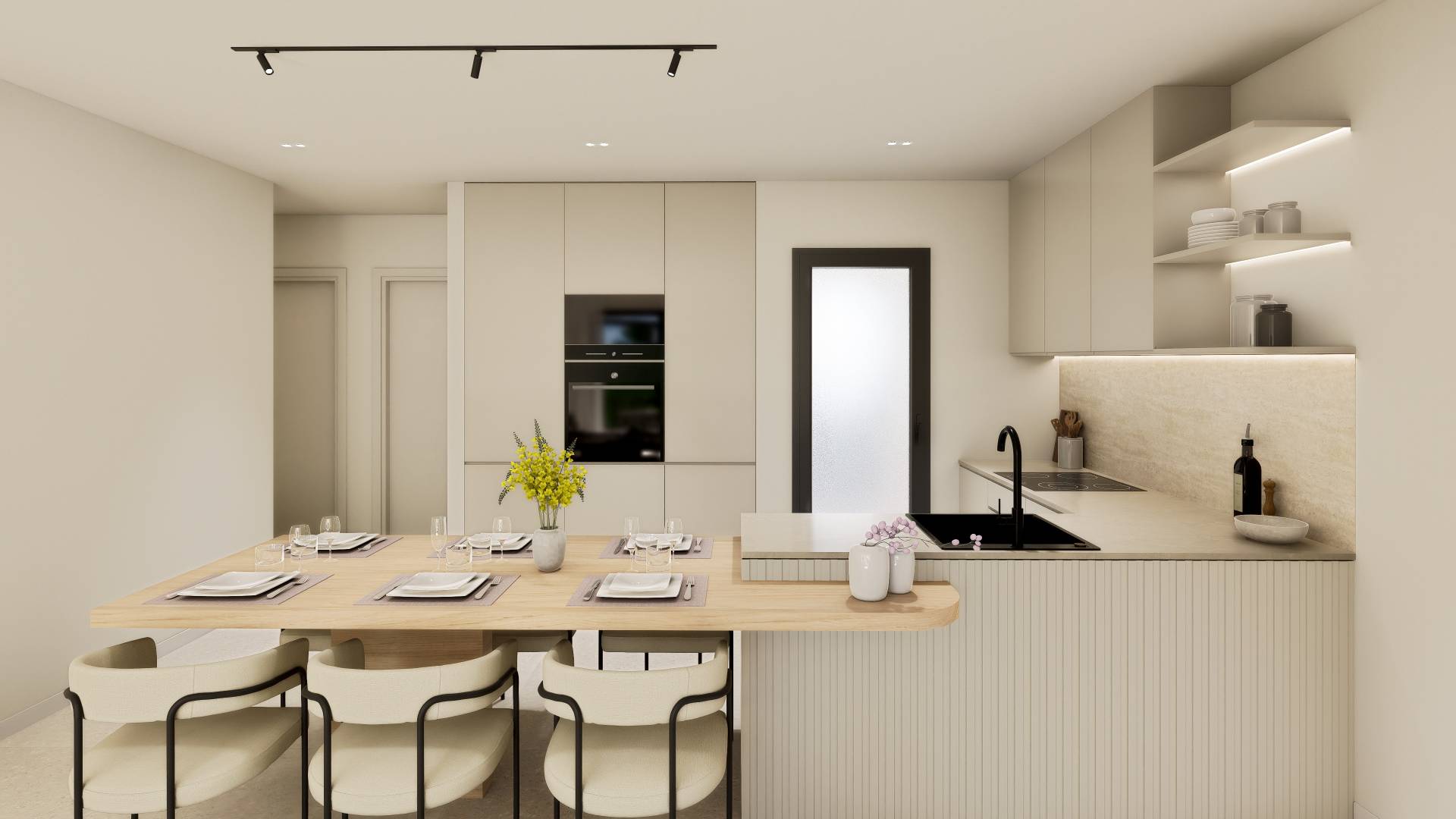 Neubau - Flacher Bungalow - 