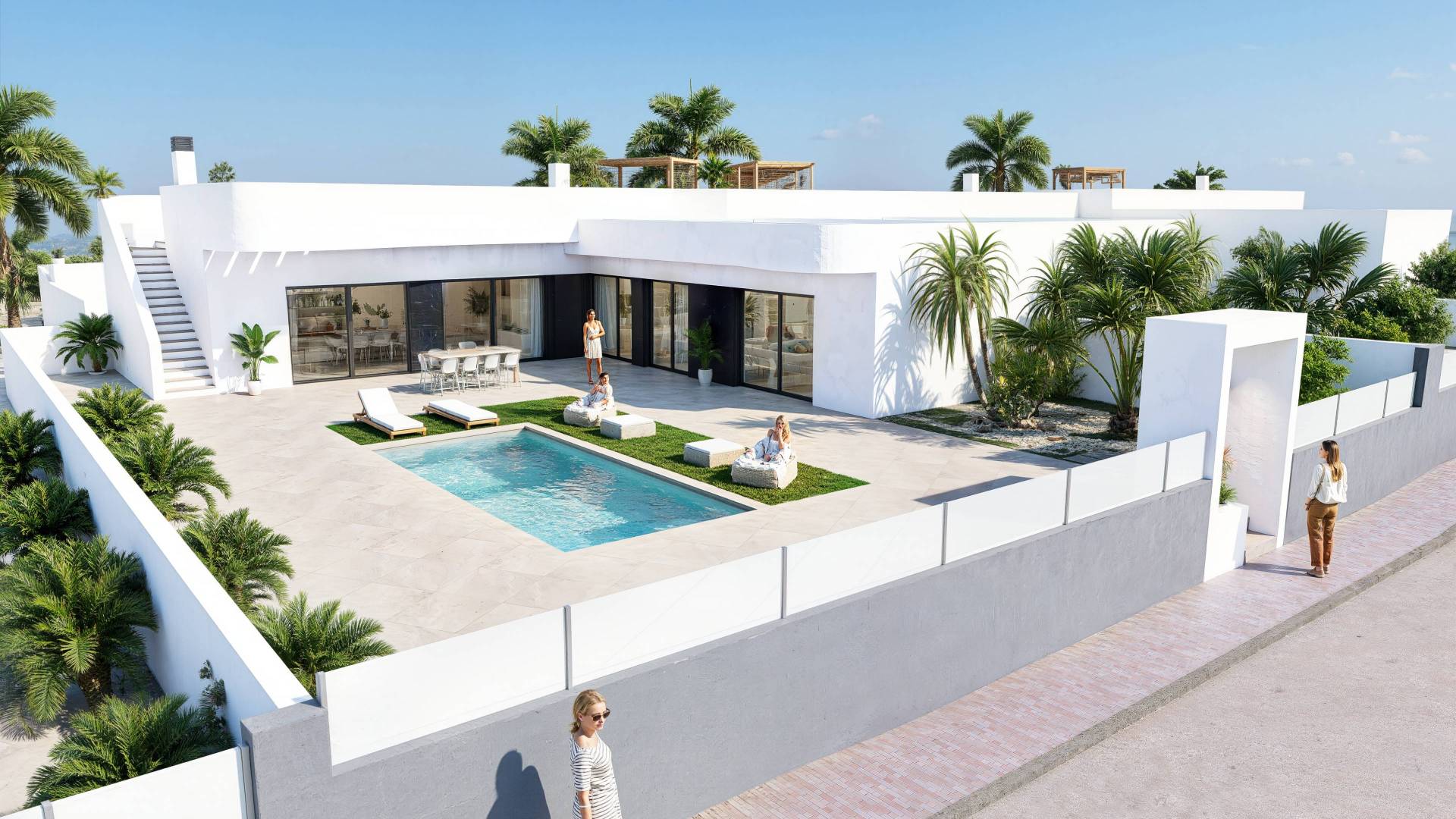 Neubau - Unabhängige Villa - Algorfa