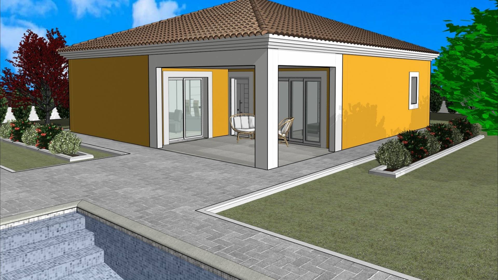 Neubau - Unabhängige Villa - Aspe