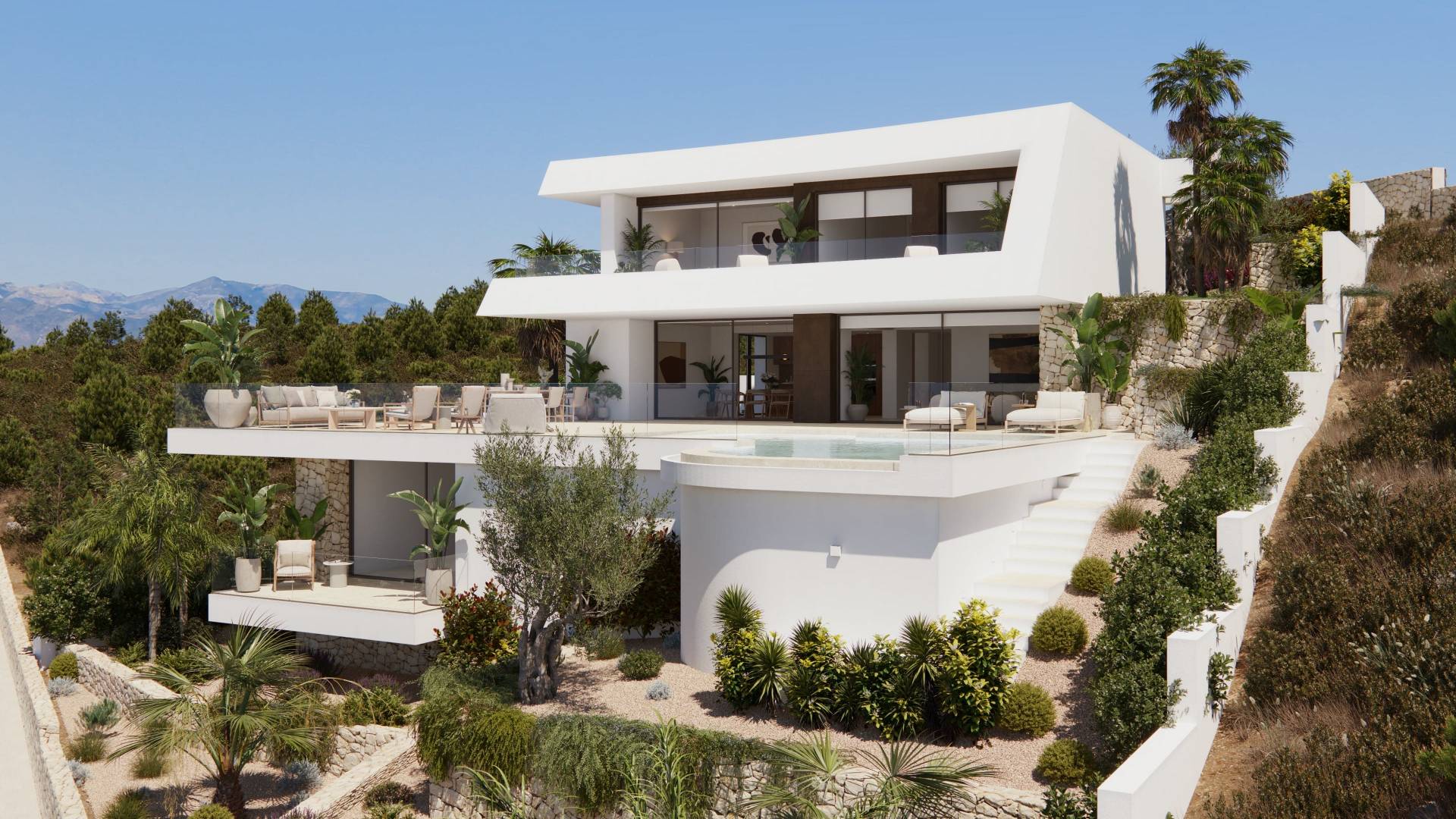 Neubau - Unabhängige Villa - CUMBRE DEL SOL - Cumbre del Sol