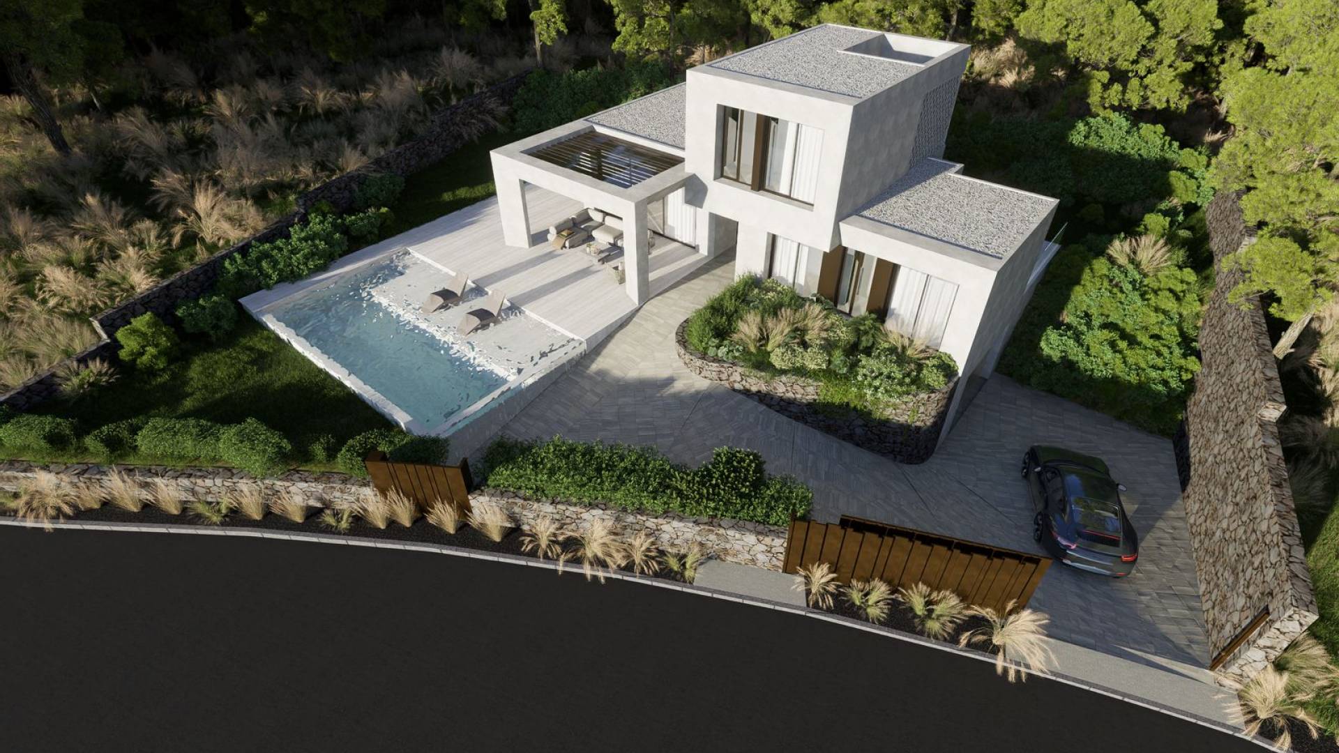Neubau - Unabhängige Villa - Las Colinas - San Miguel de Salinas
