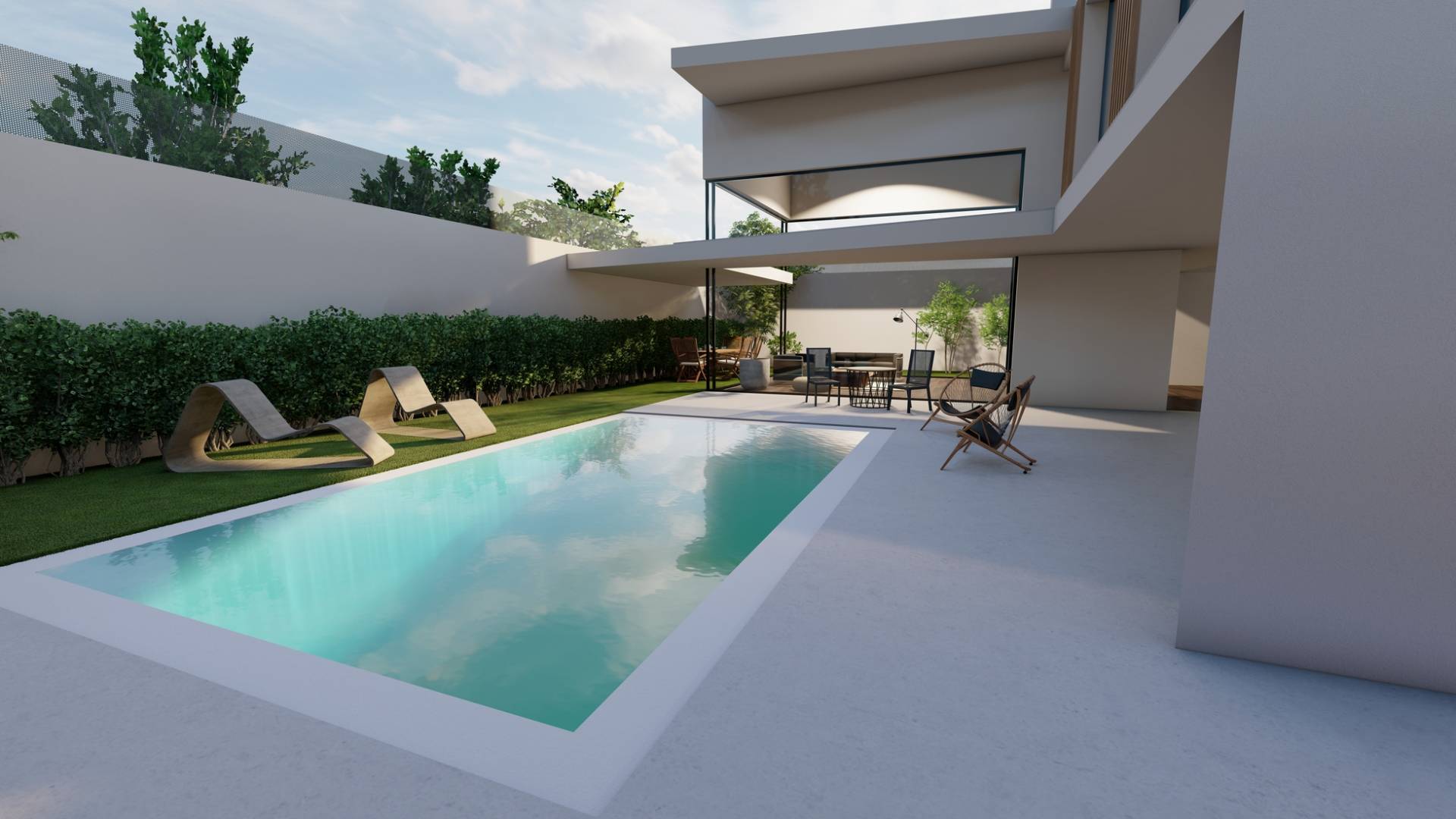 Neubau - Unabhängige Villa - Los Baños de Fortuna