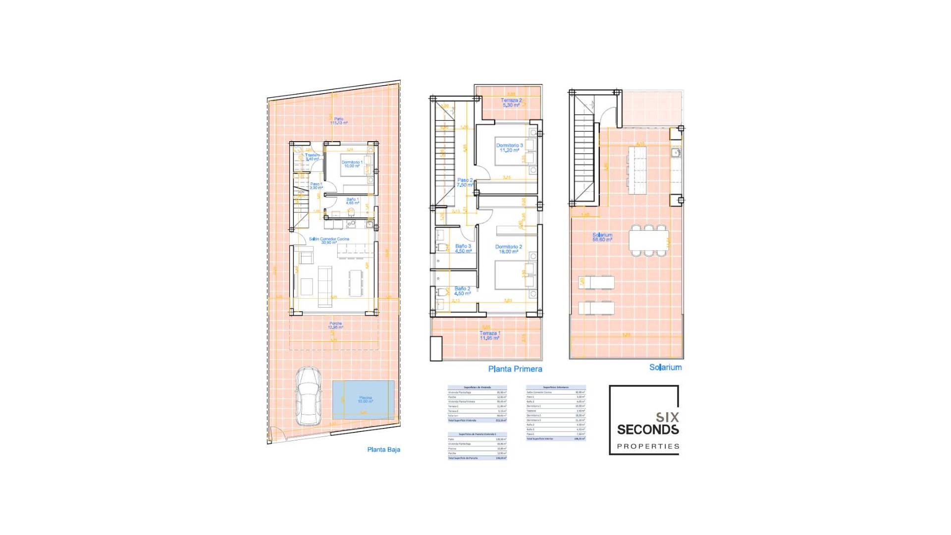 Neubau - Unabhängige Villa - Pilar de la Horadada