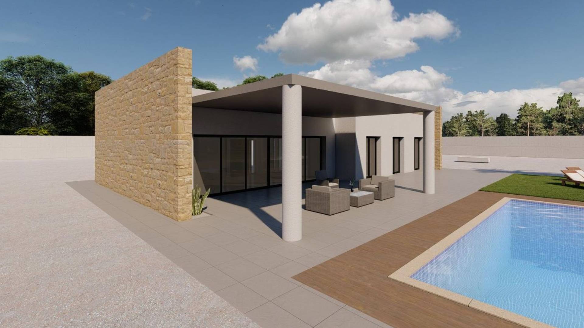 Neubau - Unabhängige Villa - Pinoso