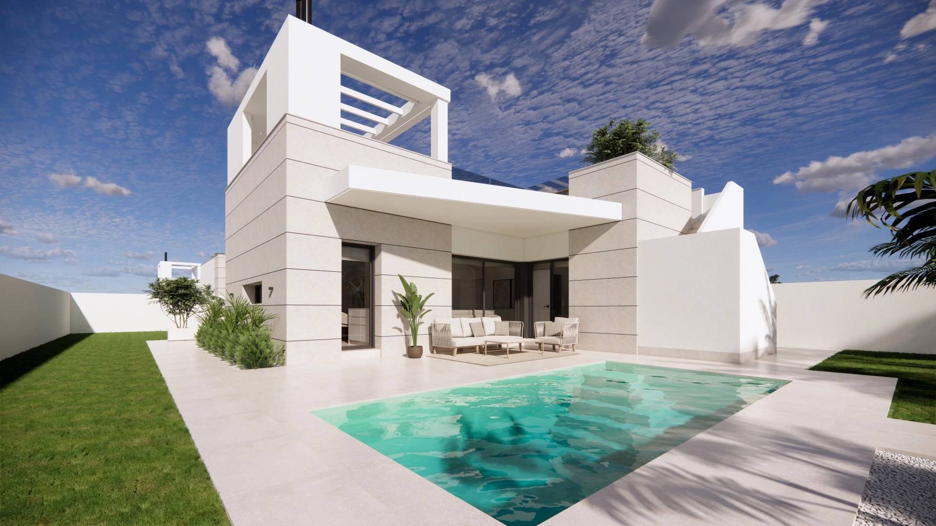 Neubau - Unabhängige Villa - San Fulgencio