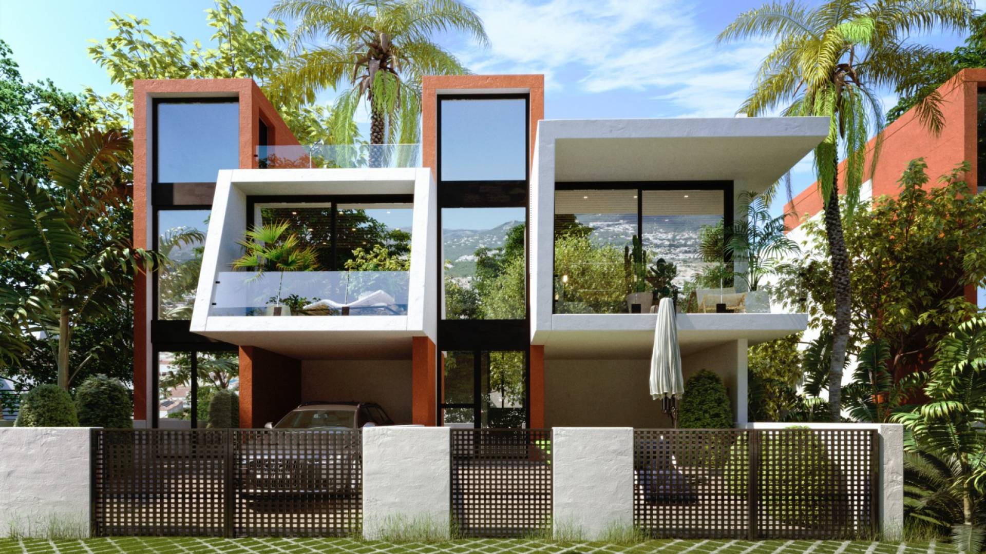 Neubau - Villa / Doppelhaushälfte - Calpe - Pueblo