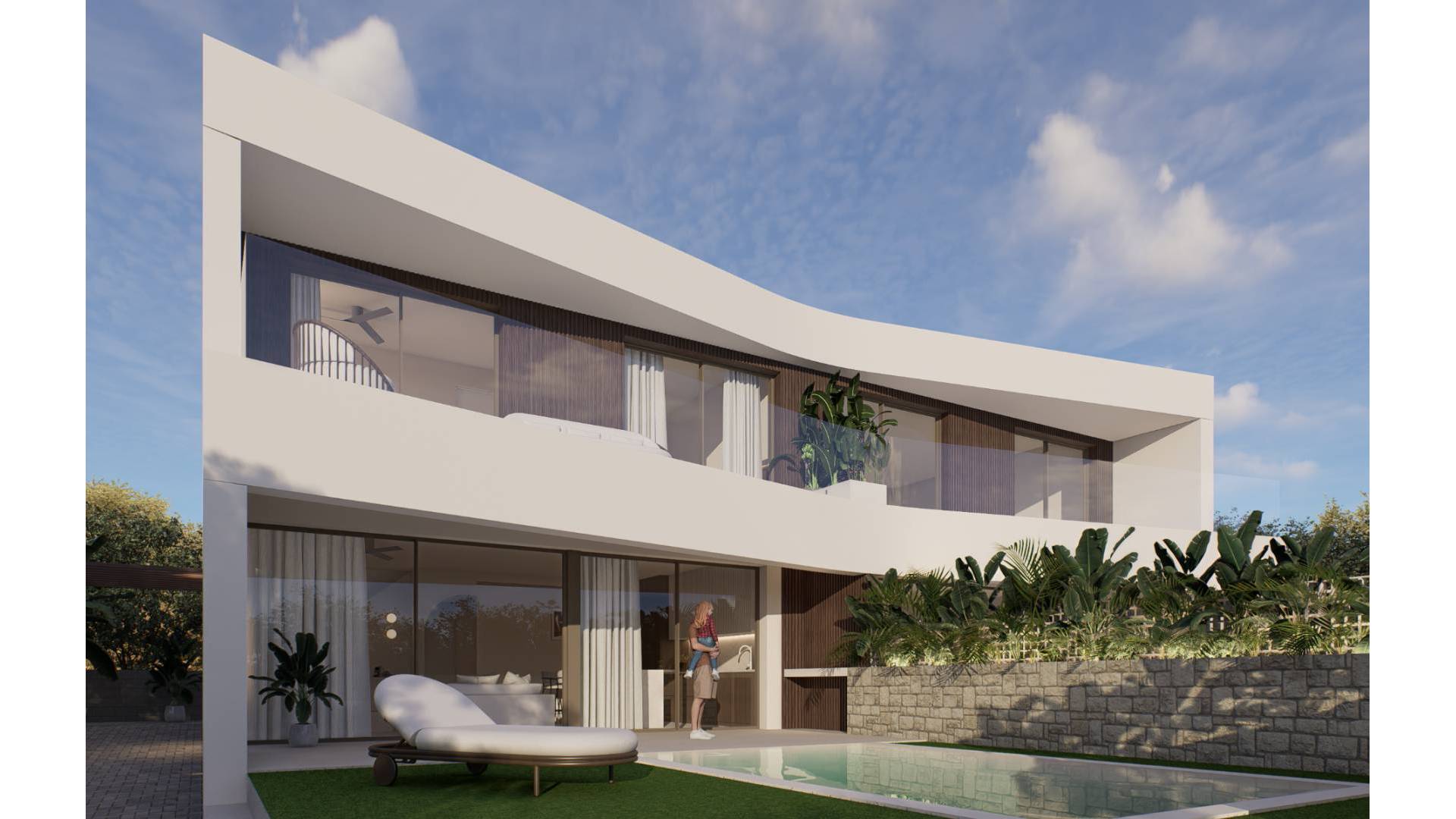 Neubau - Villa / Doppelhaushälfte - Gran Alacant