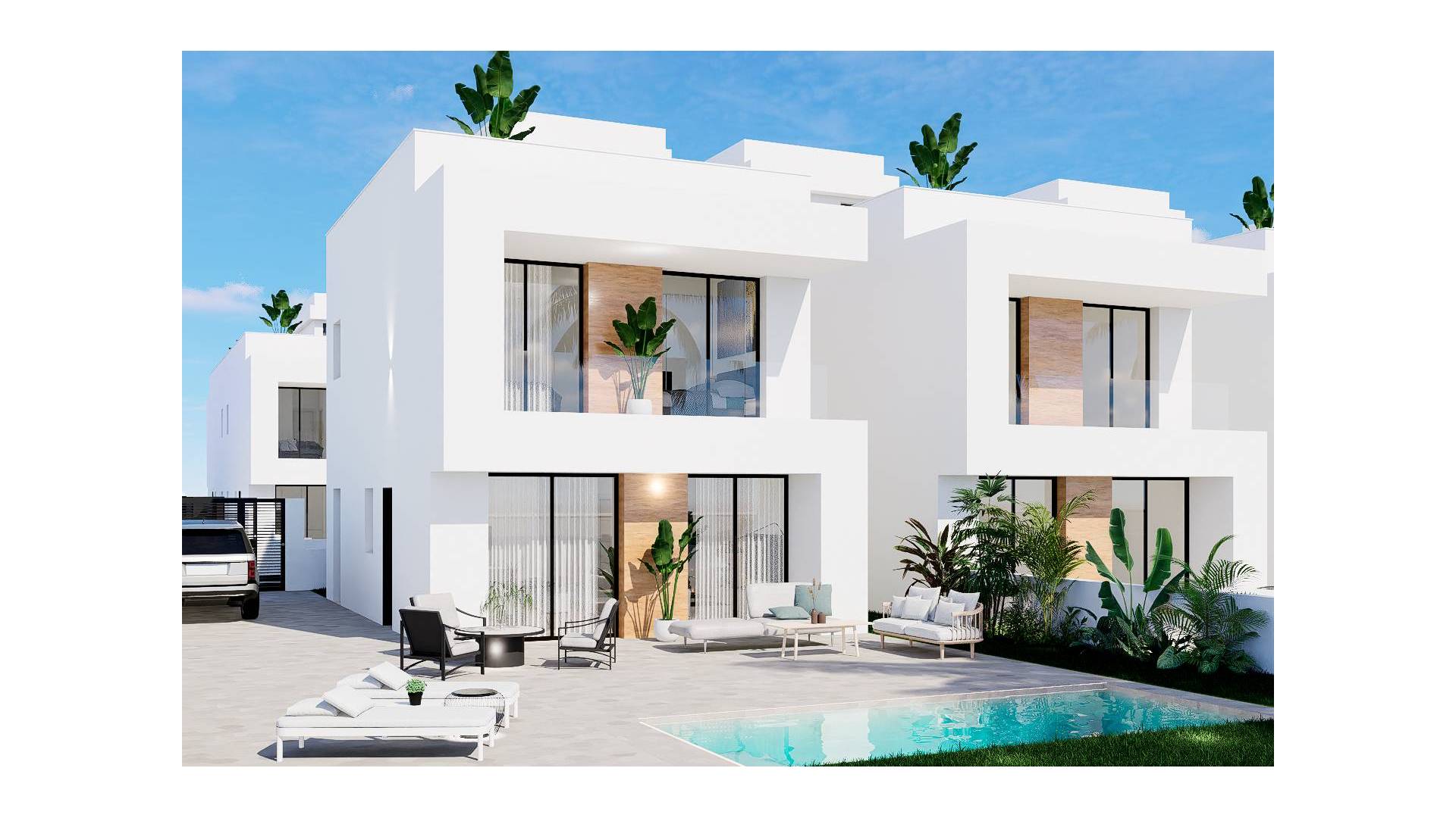 Neubau - Villa / Doppelhaushälfte - Orihuela Costa - La Zenia