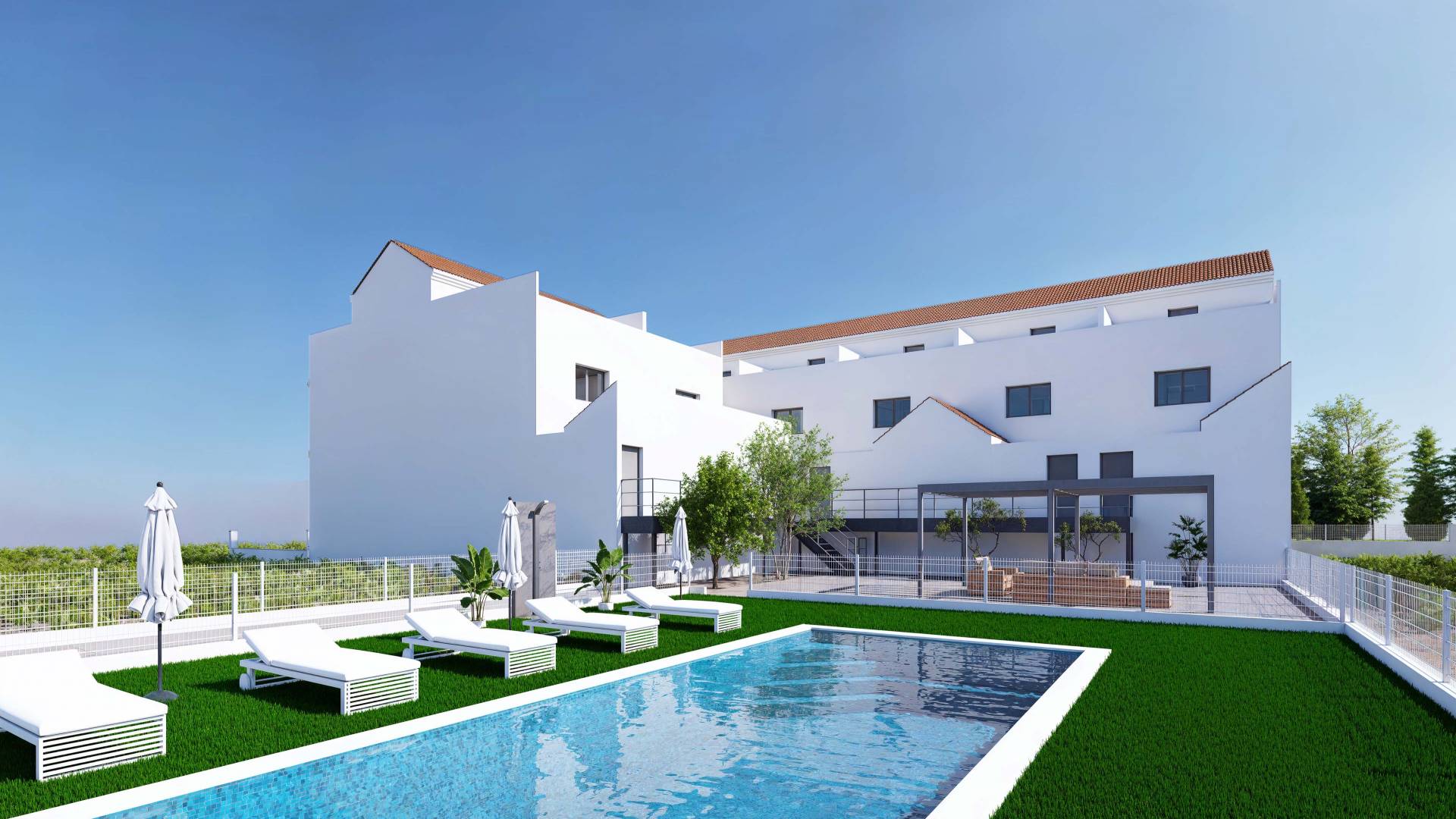 Neubau - Villa / Doppelhaushälfte - Rafal