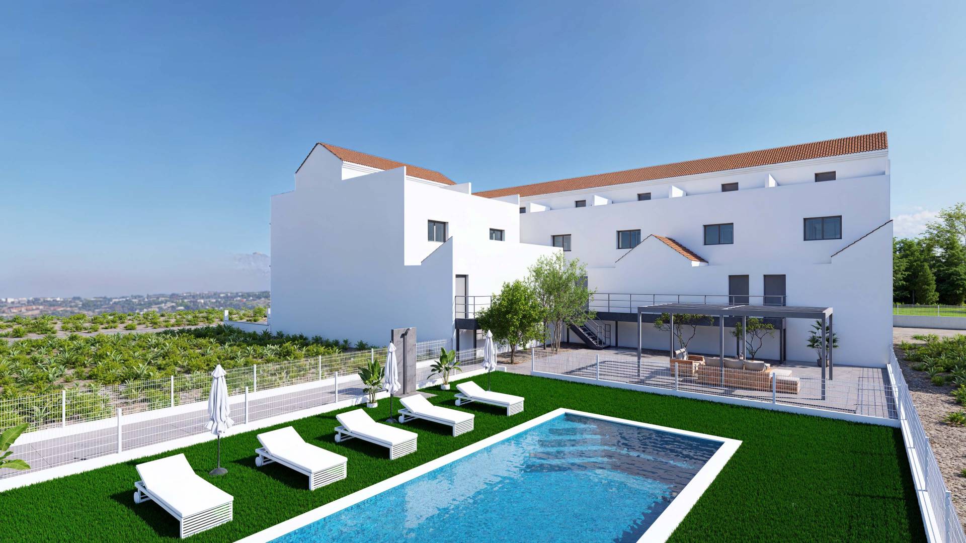 Neubau - Villa / Doppelhaushälfte - Rafal