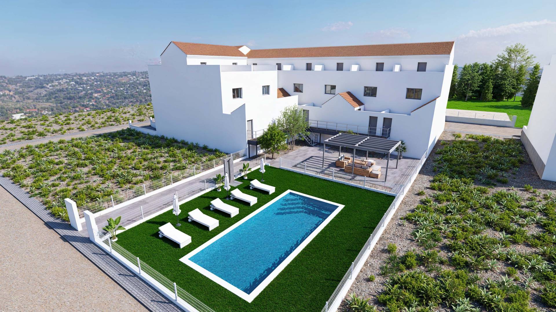 Neubau - Villa / Doppelhaushälfte - Rafal