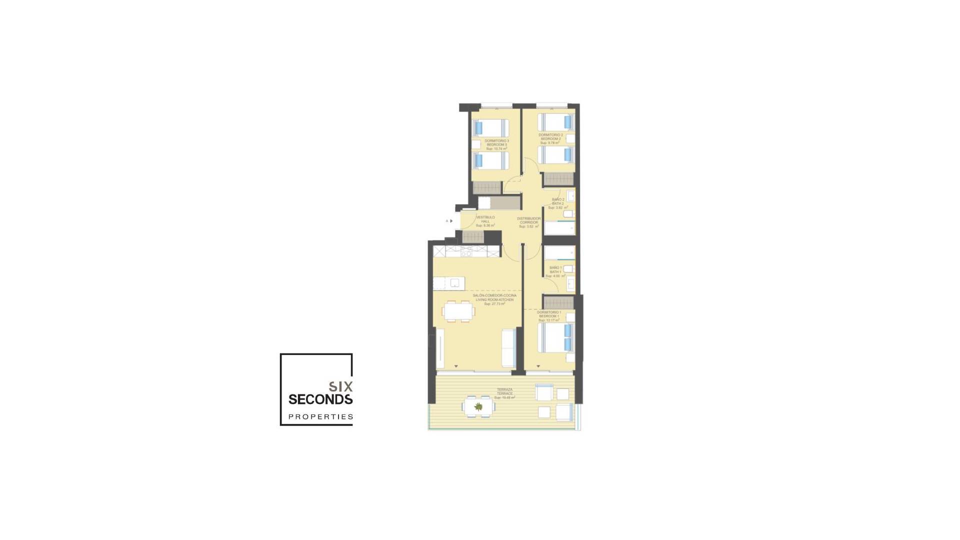 Neubau - Wohnung - Orihuela Costa - Dehesa de Campoamor