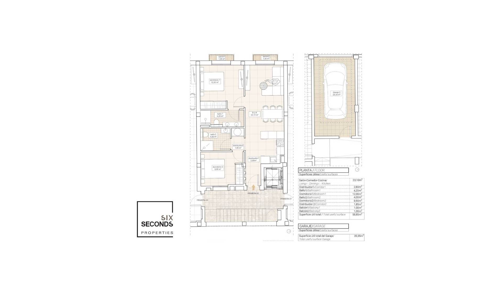 New Build - Apartment - Hondón de las Nieves