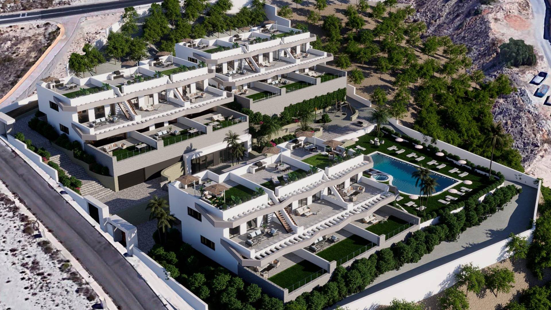 New Build - Bungalow - Finestrat - Balcón de Finestrat-Terra Marina