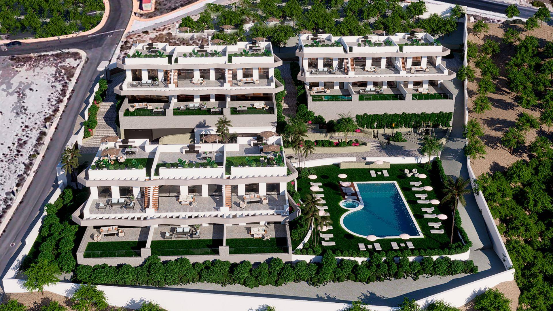 New Build - Bungalow - Finestrat - Balcón de Finestrat-Terra Marina