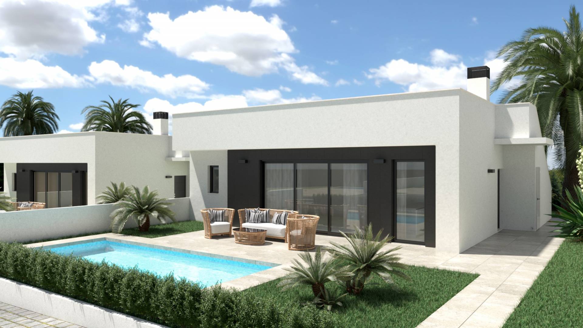 New Build - Independent villa - Alhama - Alhama de Murcia