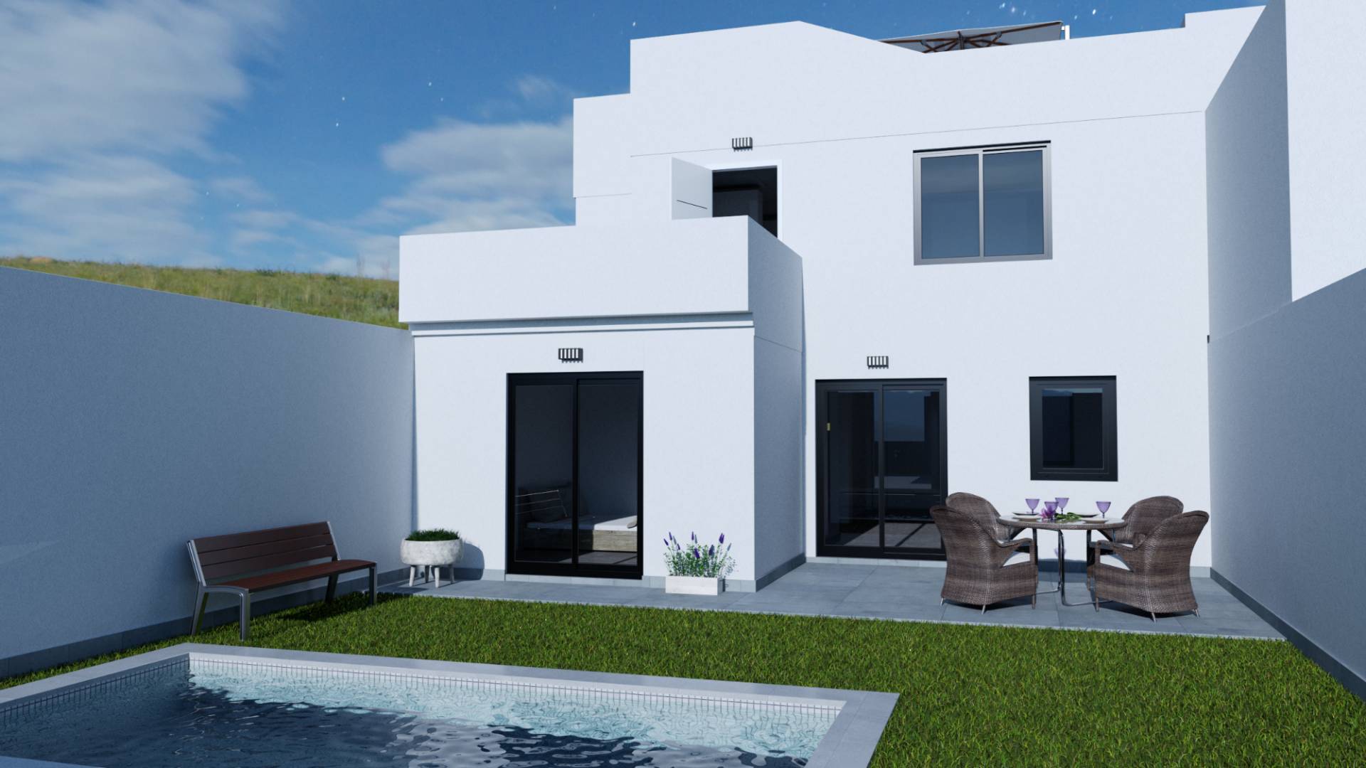 New Build - Independent villa - CARTAGENA - Los Belones