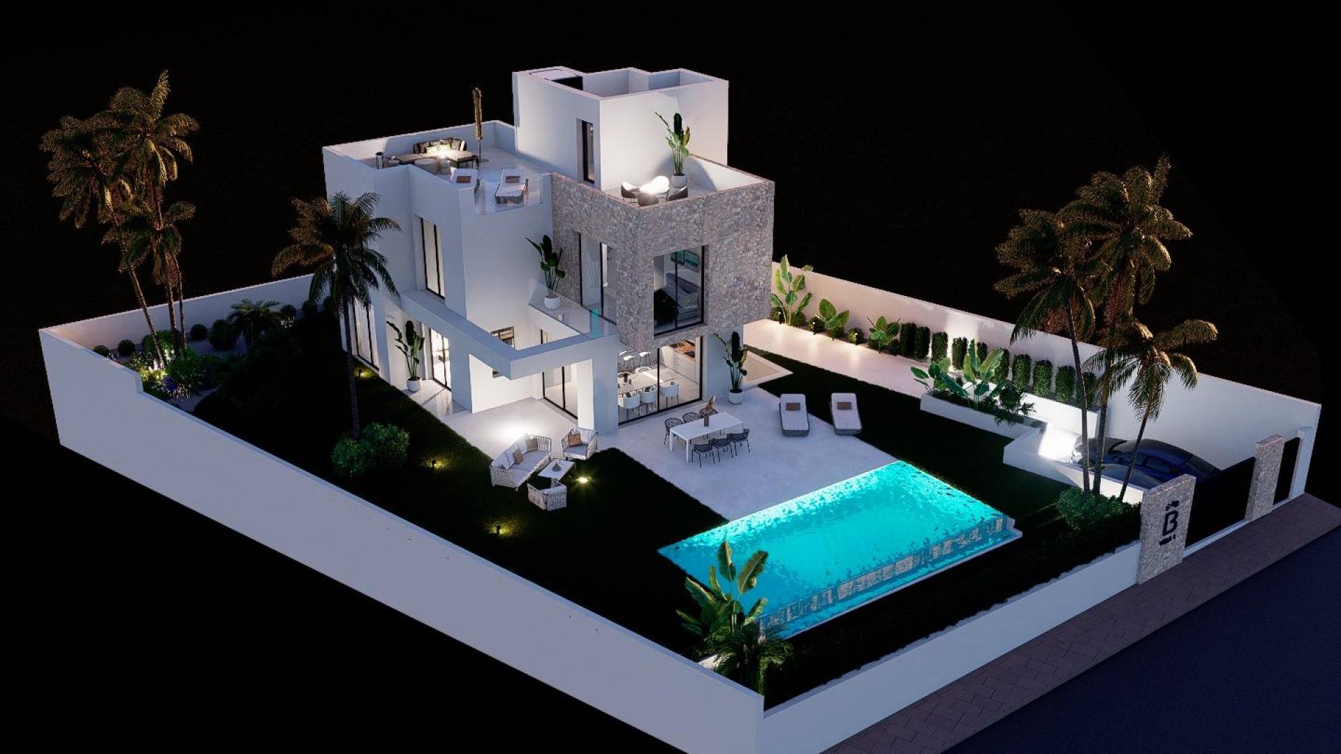 New Build - Independent villa - Finestrat - Balcón de finestrat