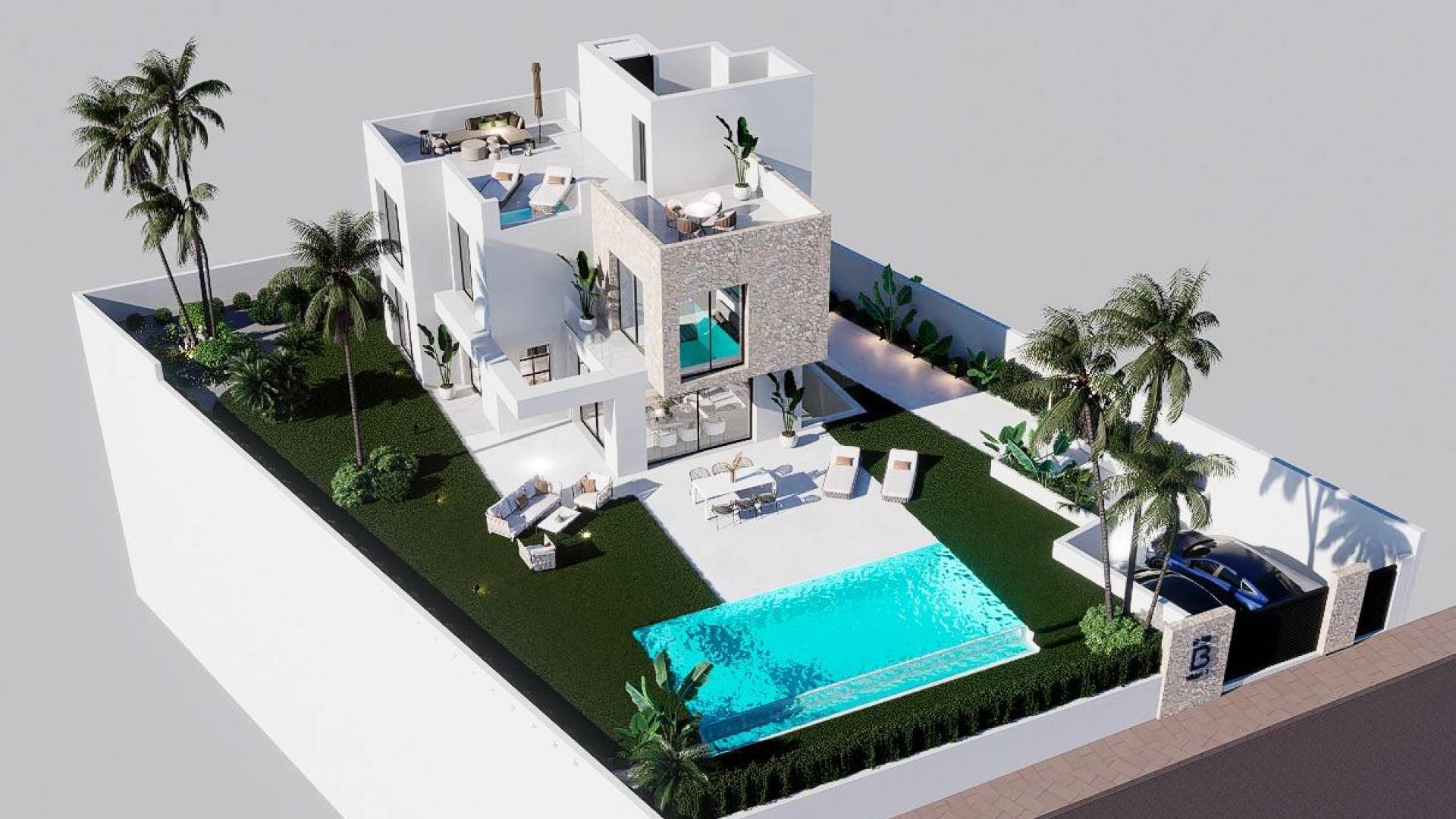 New Build - Independent villa - Finestrat - Balcón de finestrat