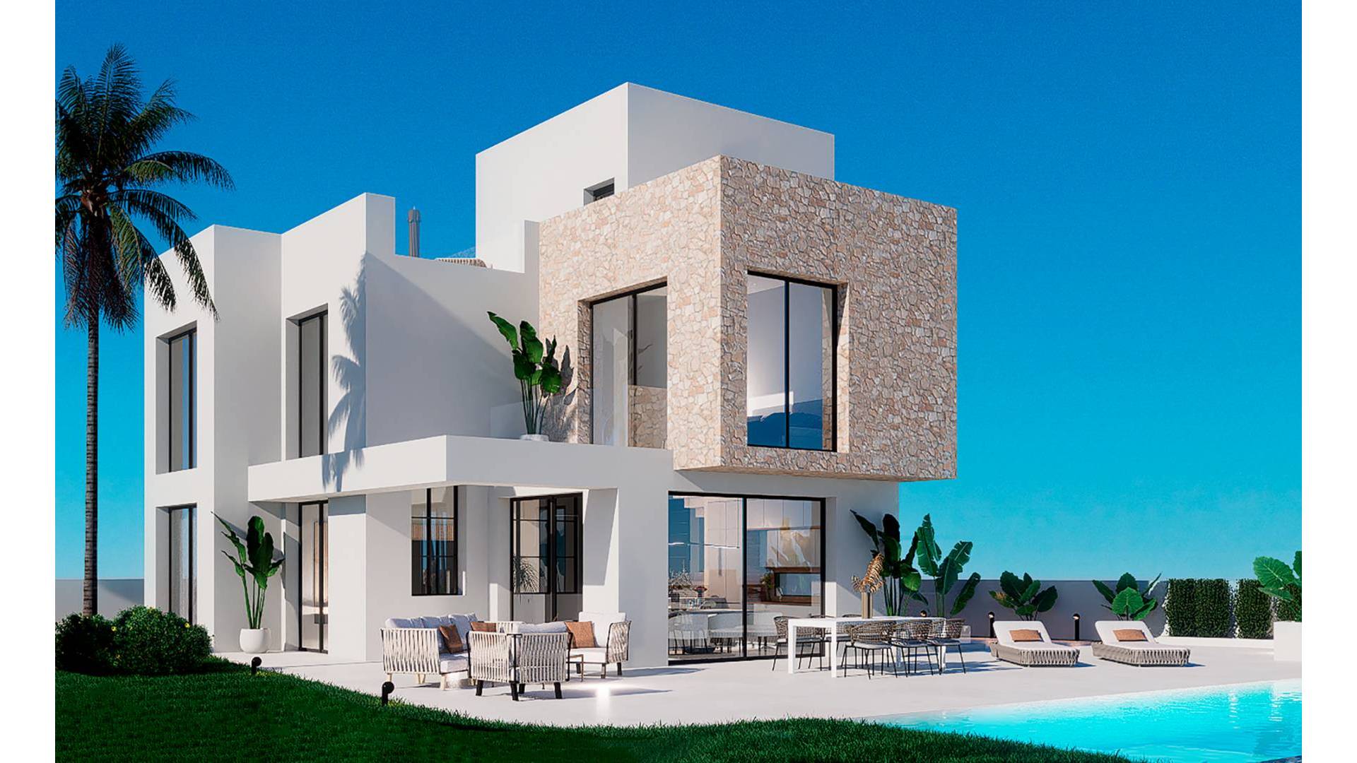 New Build - Independent villa - Finestrat - Golf Bahía