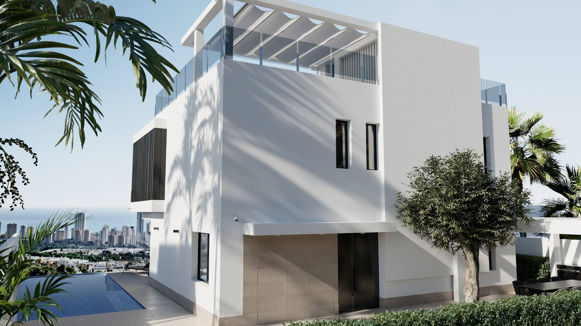 New Build - Independent villa - Finestrat - Sierra Cortina