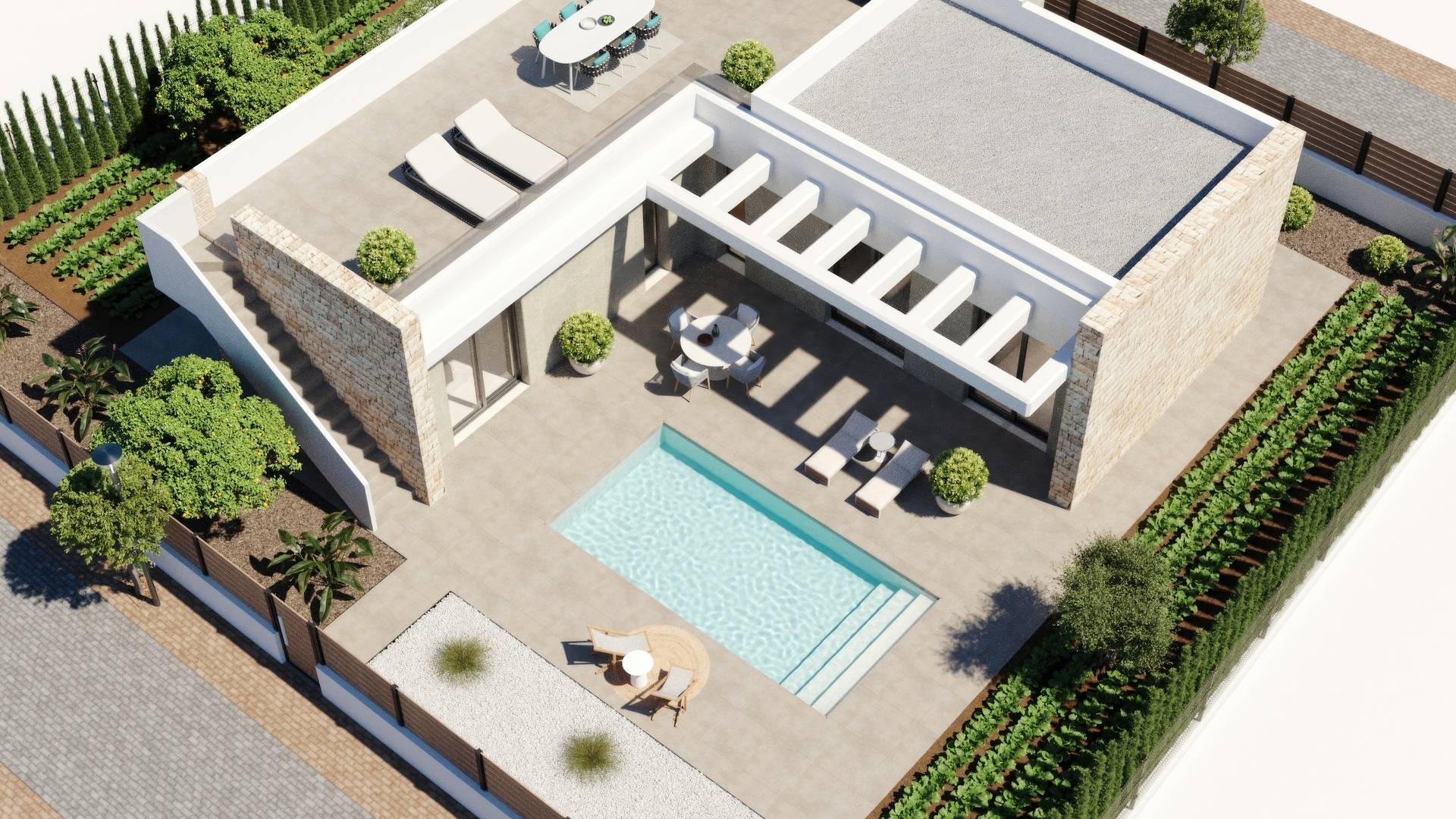 New Build - Independent villa - Hacienda del Alamo Golf