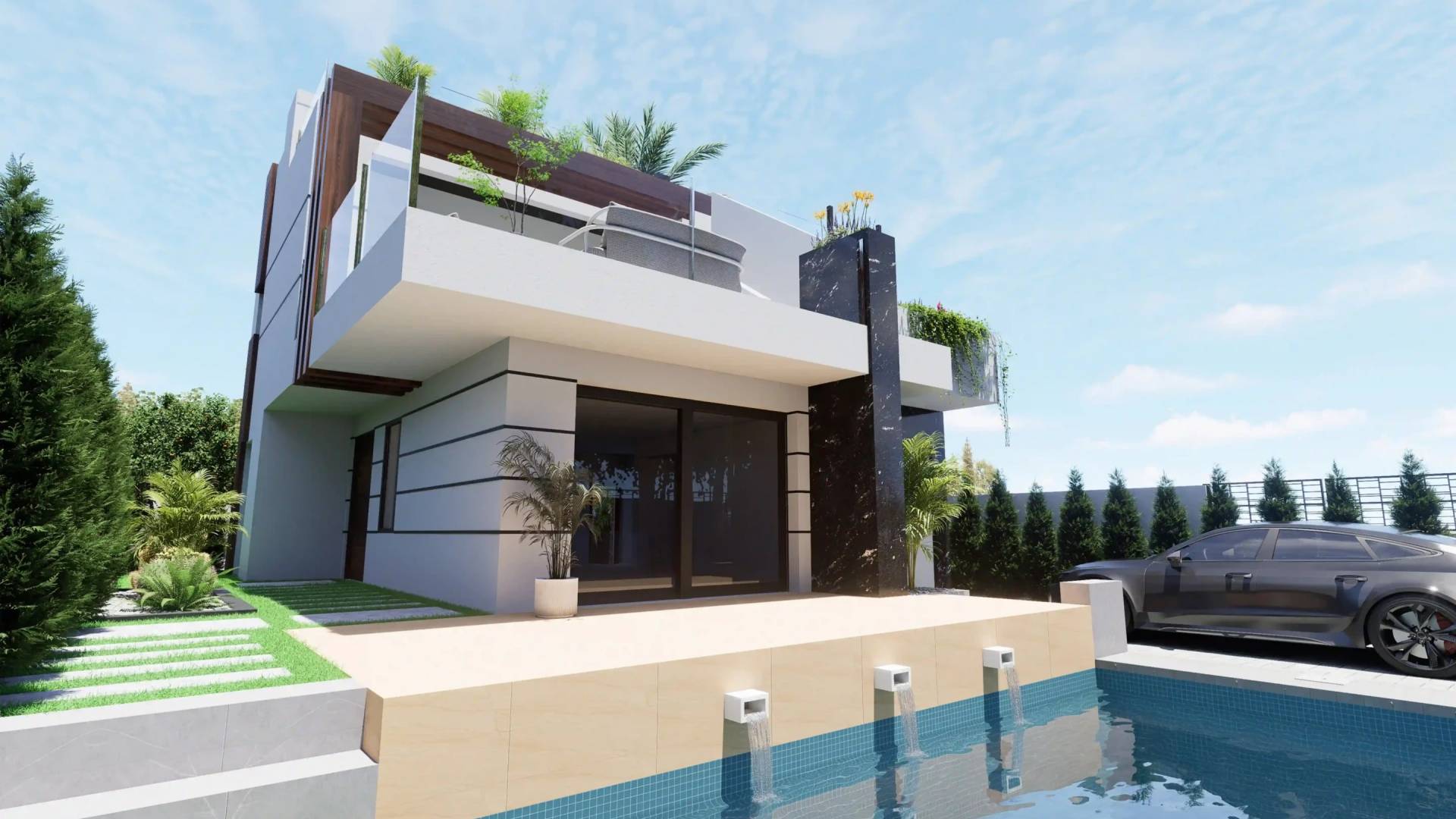 New Build - Independent villa - Los Alcazares