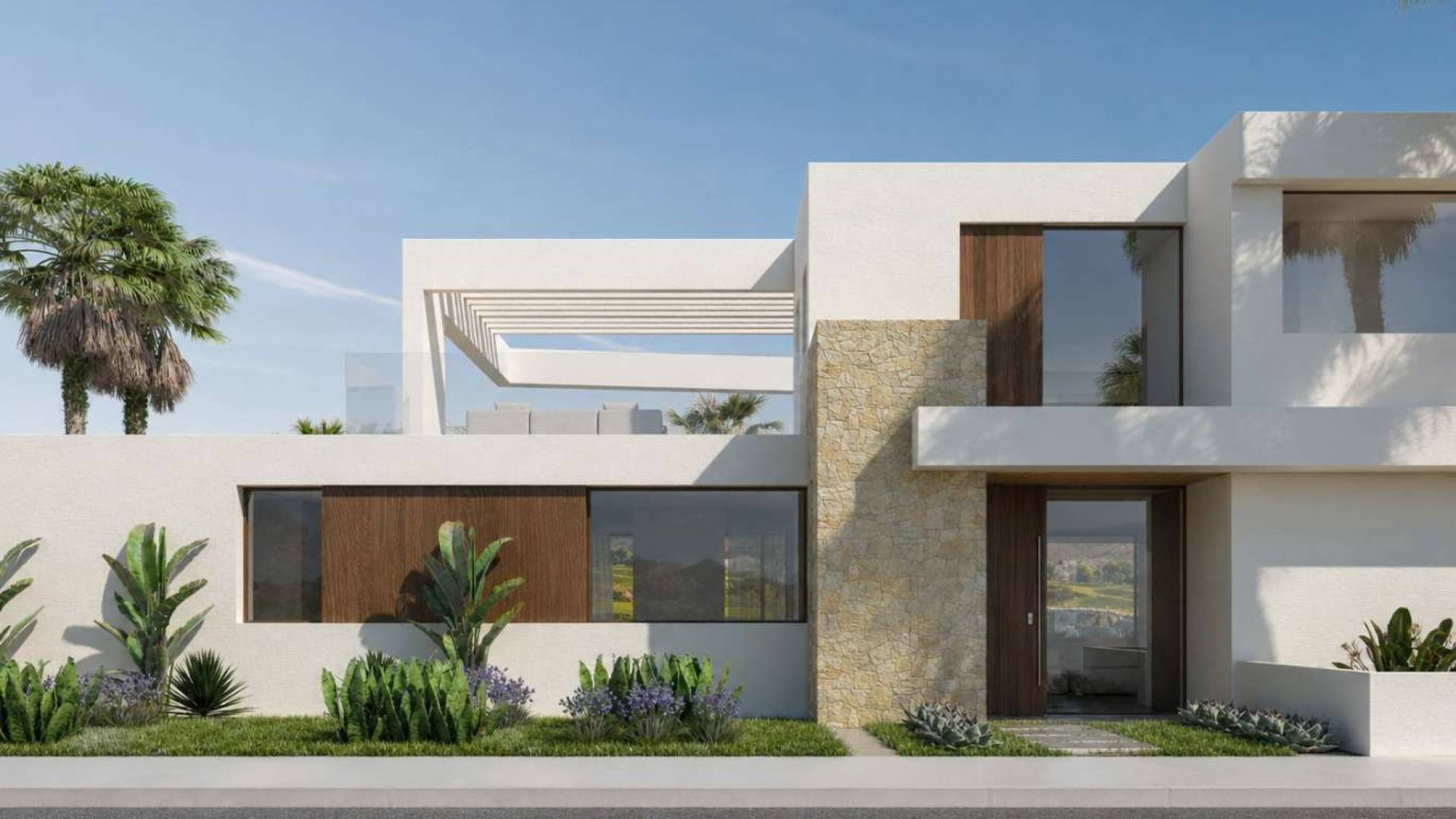 New Build - Independent villa - Monforte del Cid - Font del Llop