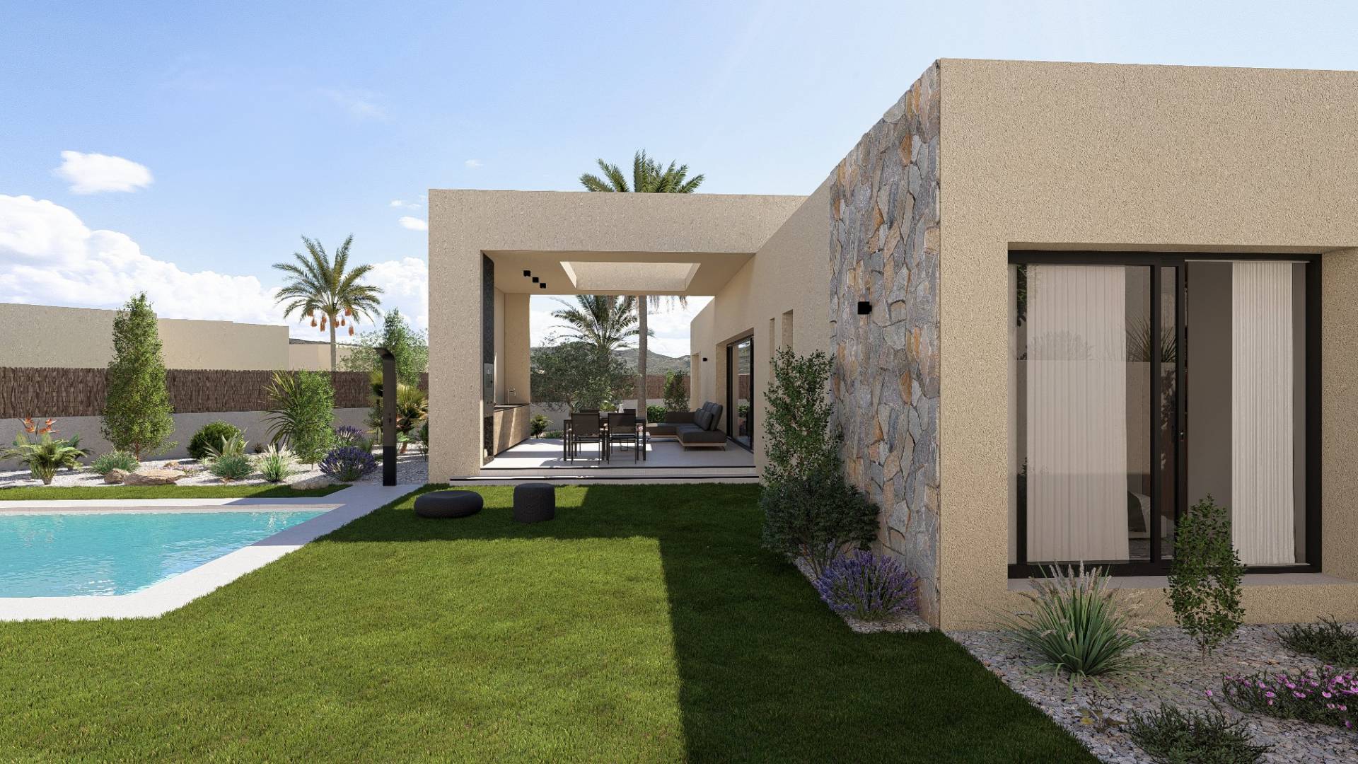 New Build - Independent villa - MURCIA - BAÑOS Y MENDIGO/ ALTAONA GOLF
