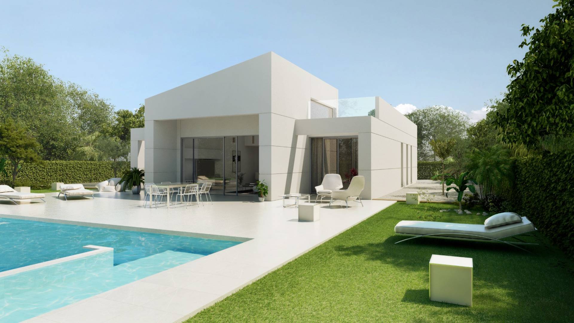 New Build - Independent villa - MURCIA - BAÑOS Y MENDIGO/ ALTAONA GOLF