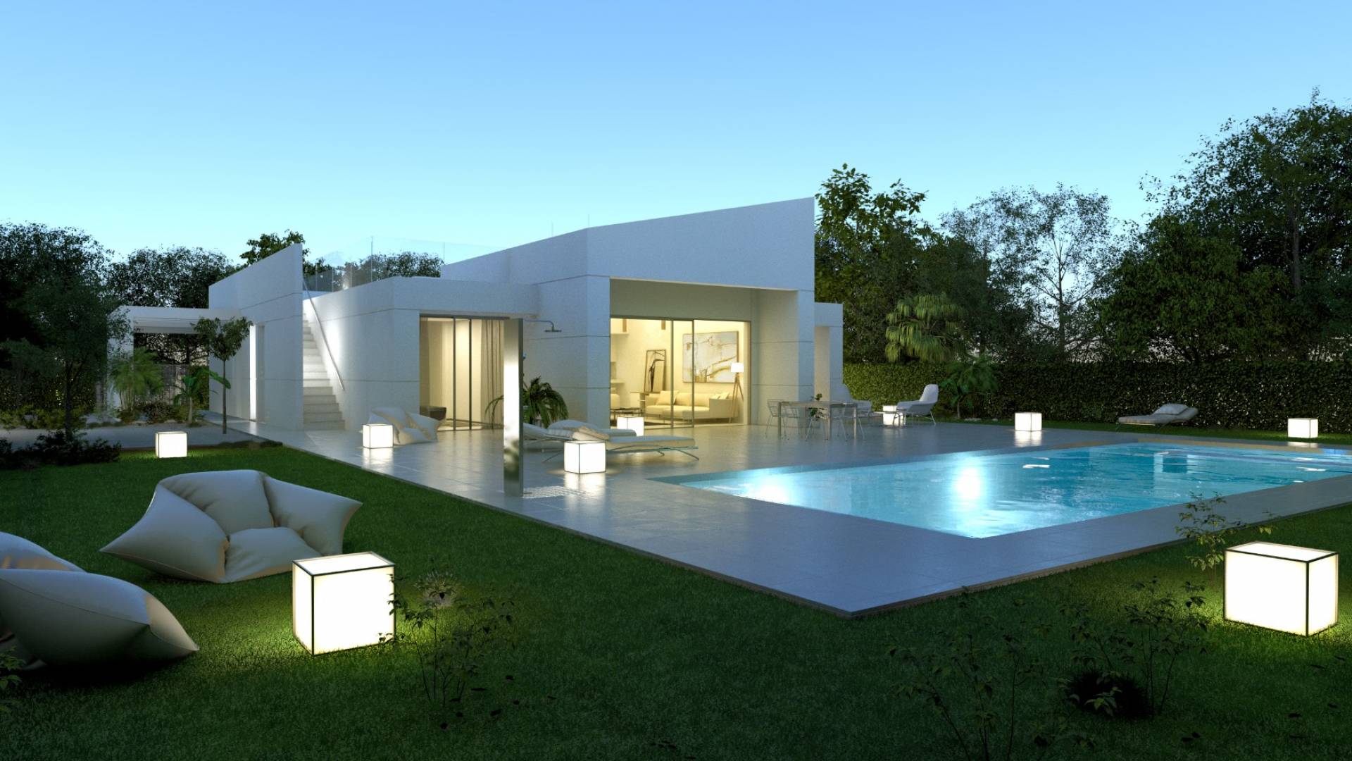 New Build - Independent villa - MURCIA - BAÑOS Y MENDIGO/ ALTAONA GOLF