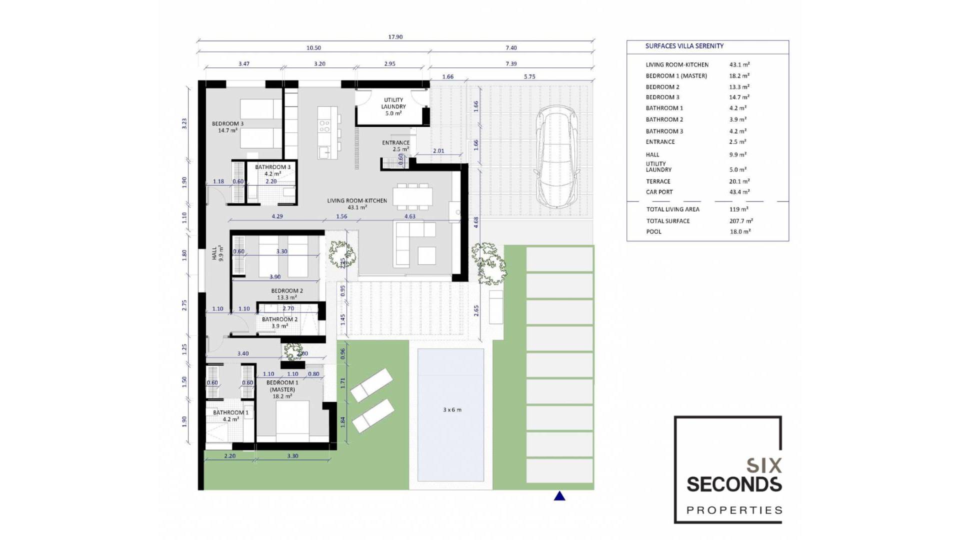 New Build - Independent villa - MURCIA - BAÑOS Y MENDIGO/ ALTAONA GOLF