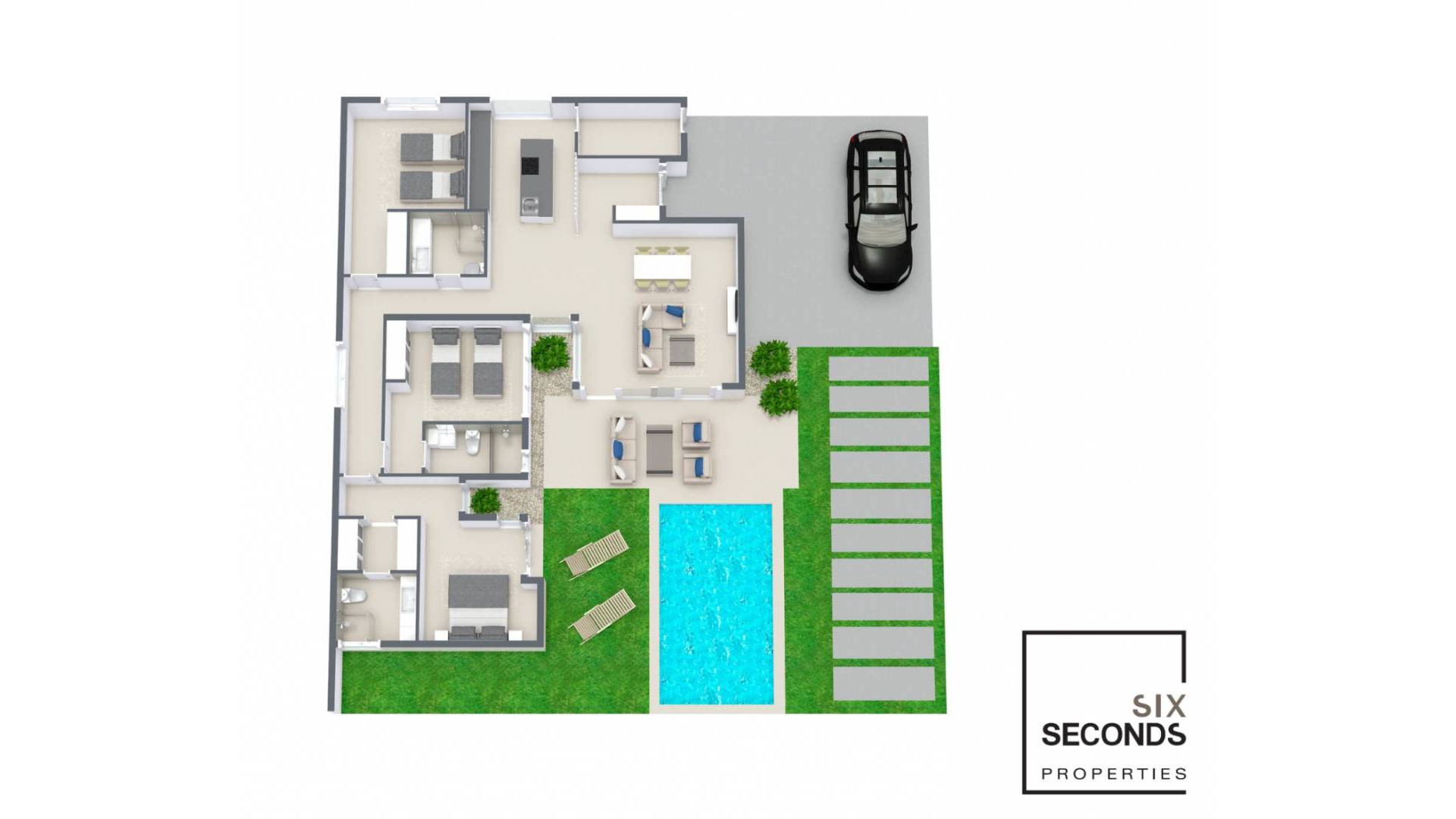 New Build - Independent villa - MURCIA - BAÑOS Y MENDIGO/ ALTAONA GOLF