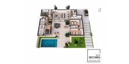 New Build - Independent villa - MURCIA - BAÑOS Y MENDIGO/ ALTAONA GOLF