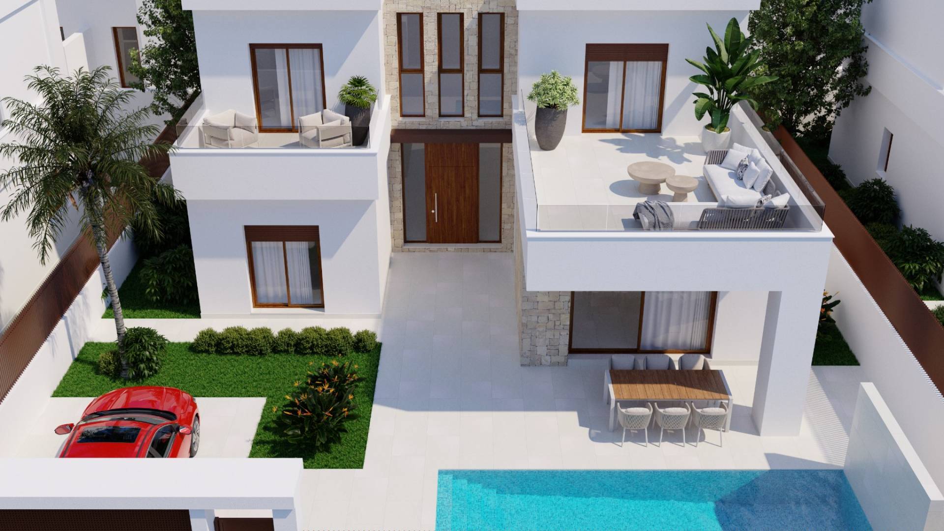New Build - Independent villa - Orihuela Costa - Vista Bella Golf